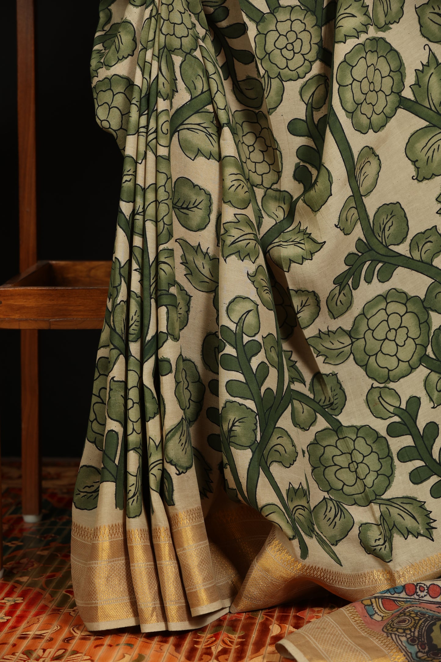 Silkcotton Penkalamkari sarees
