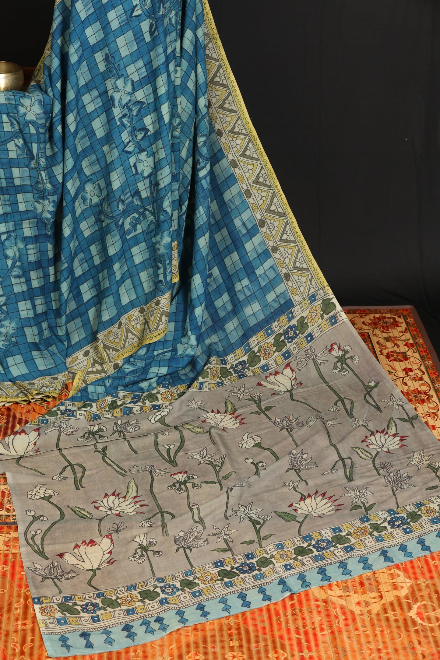 Silkcotton Penkalamkari sarees