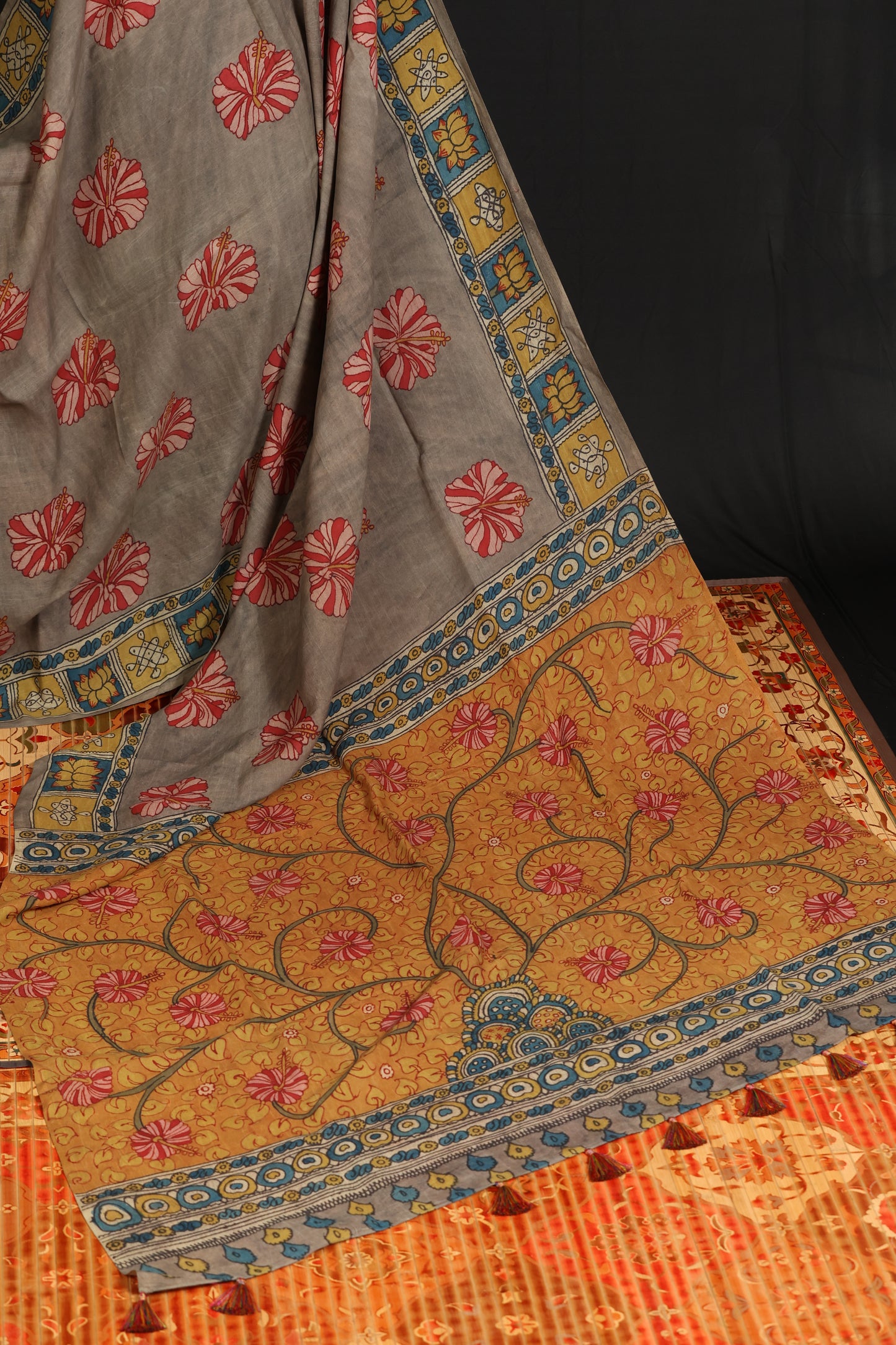 Silkcotton Penkalamkari sarees