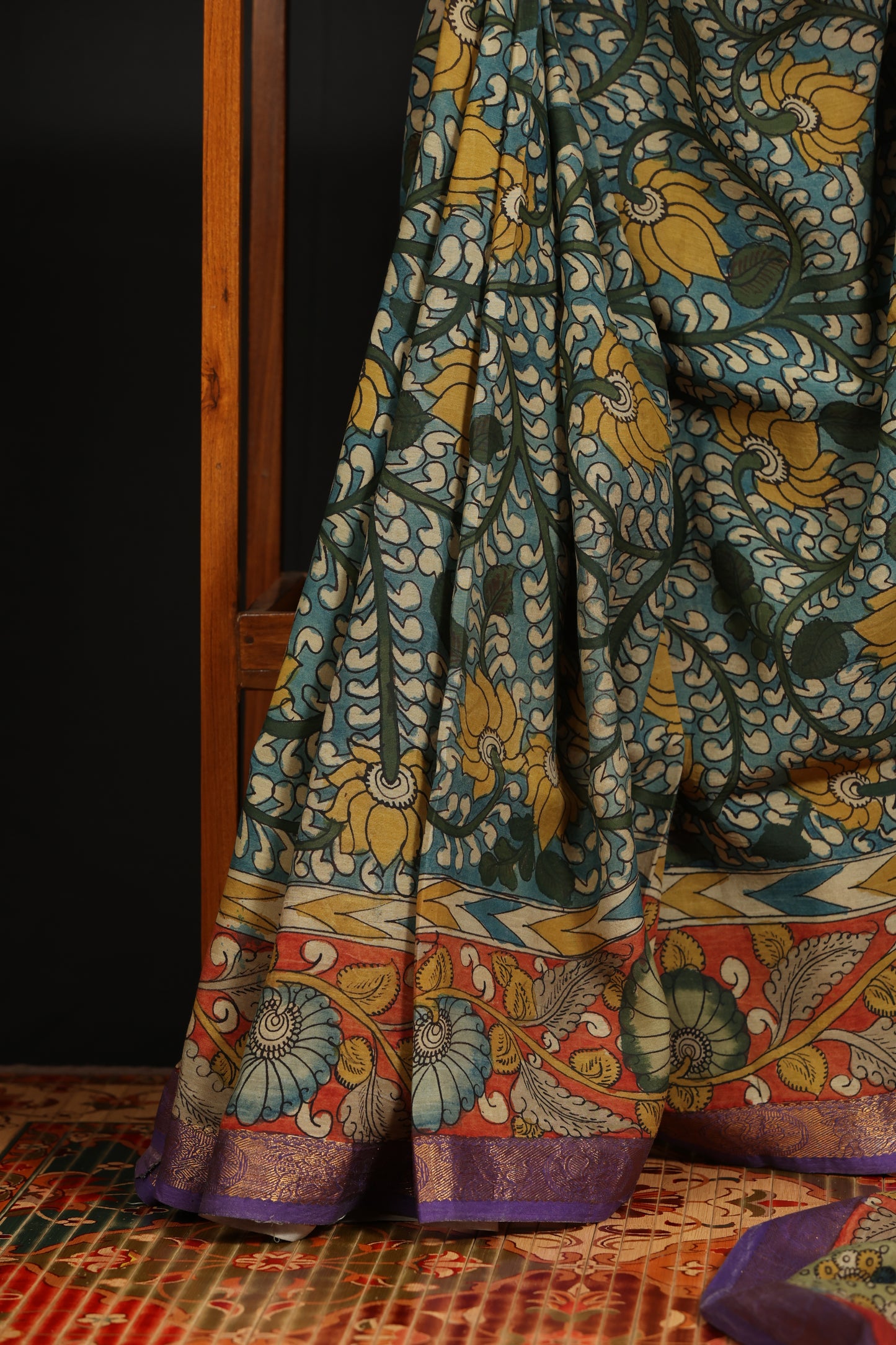 Silkcotton Penkalamkari sarees