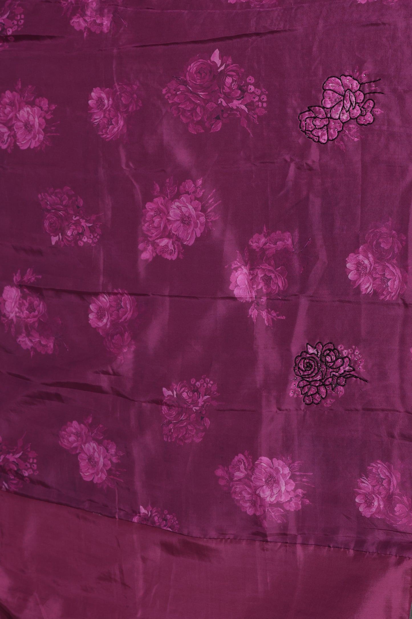 Pure 100gsm satin crepe sarees