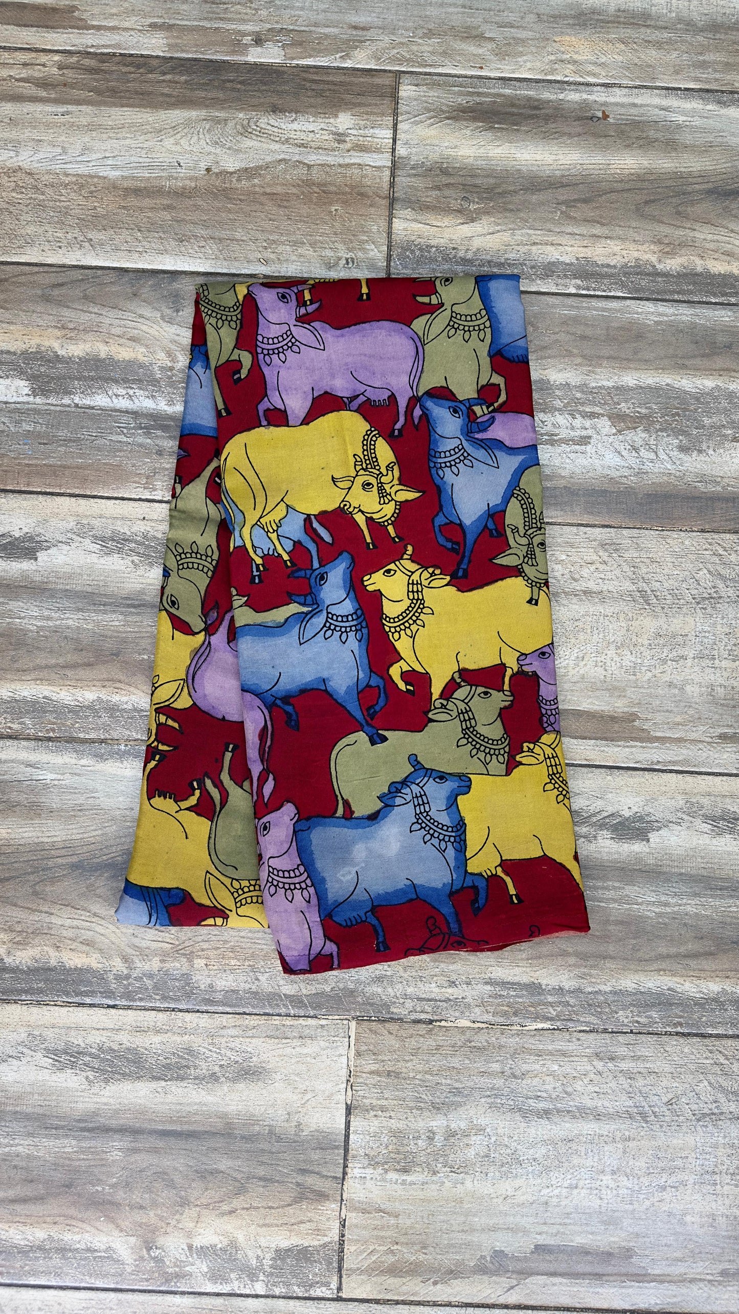 Kalamkari silkcotton material / yardage