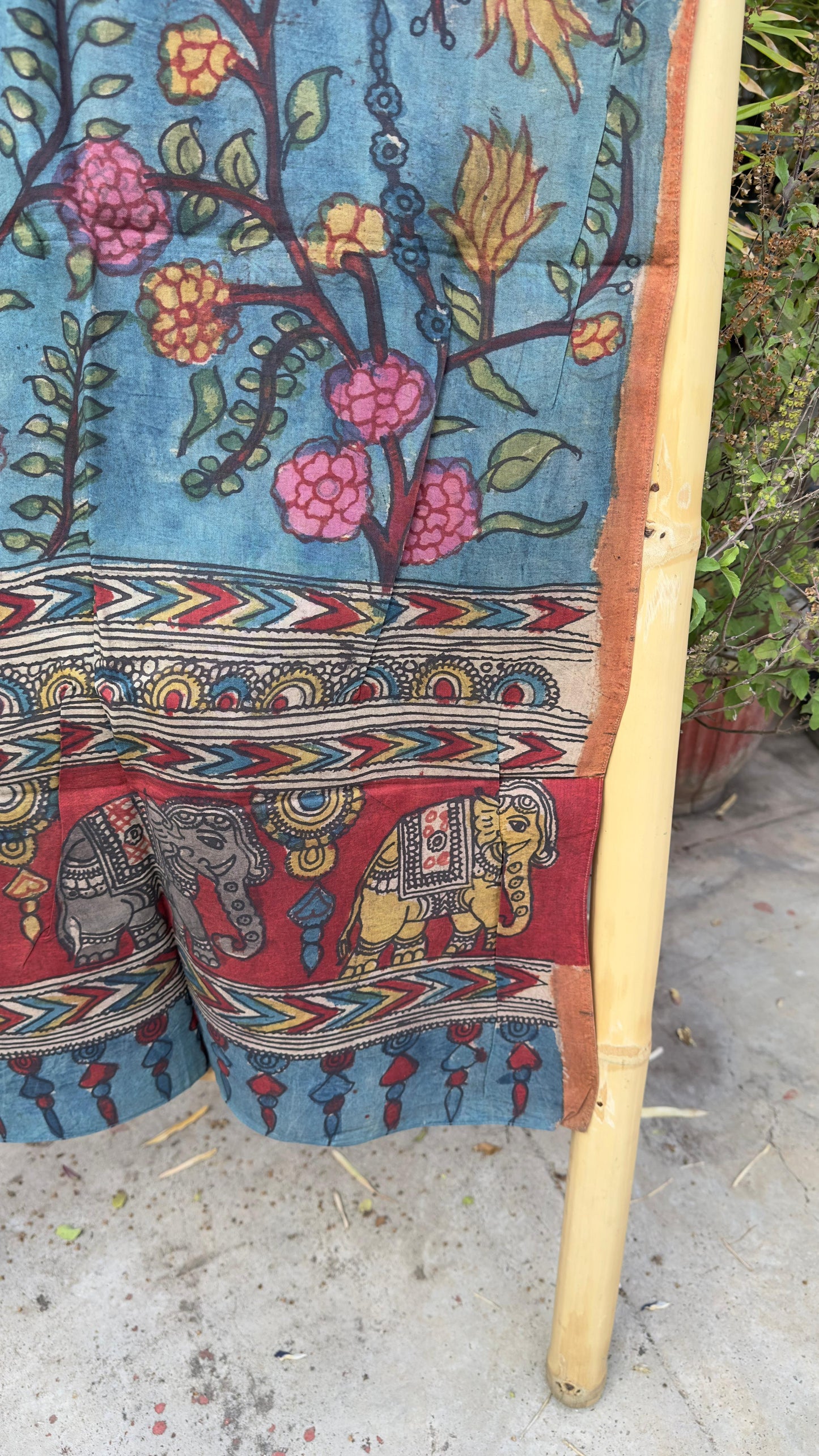 Penkalamkari Silkcotton Stoles
