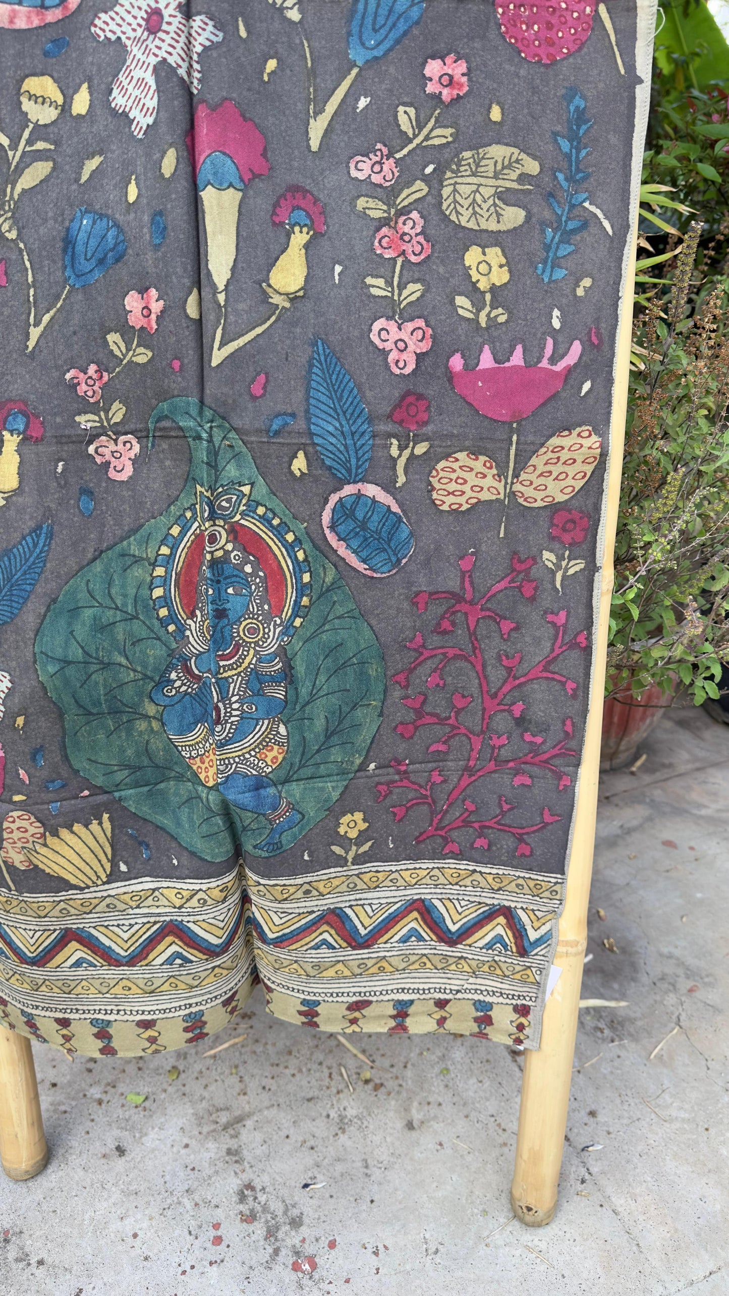 Penkalamkari Silkcotton Stoles