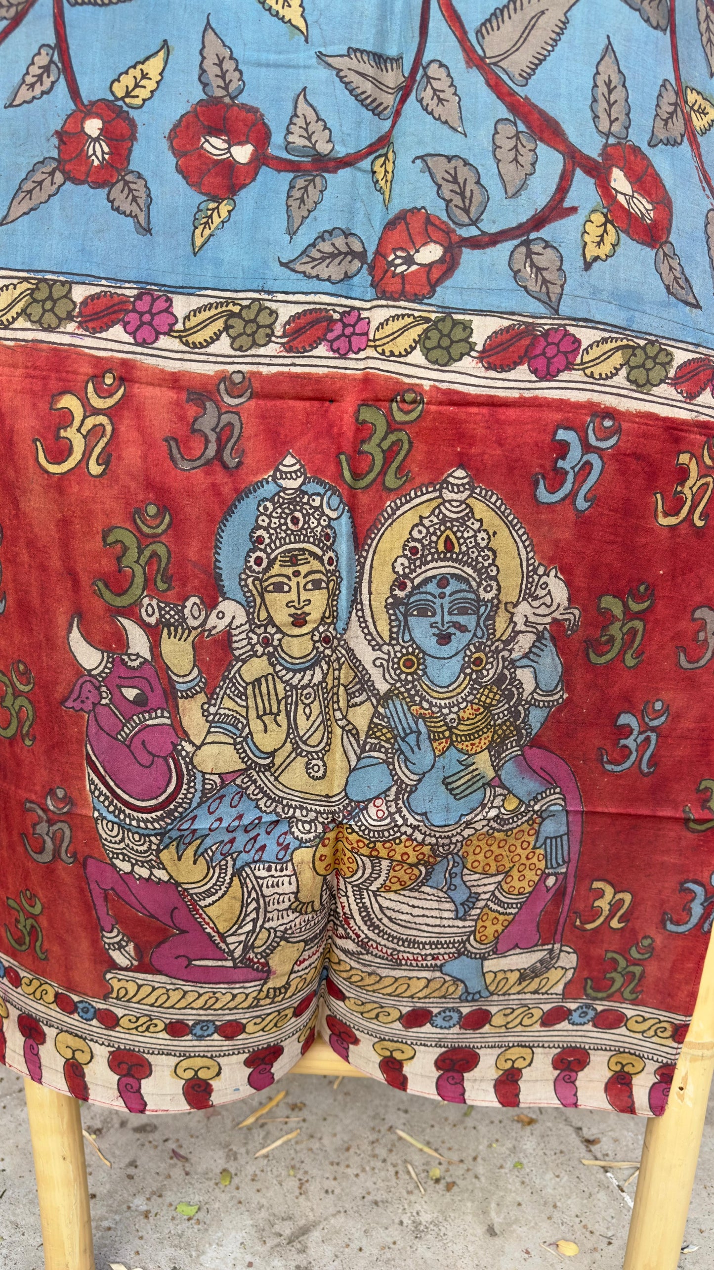 Penkalamkari Silkcotton Stoles