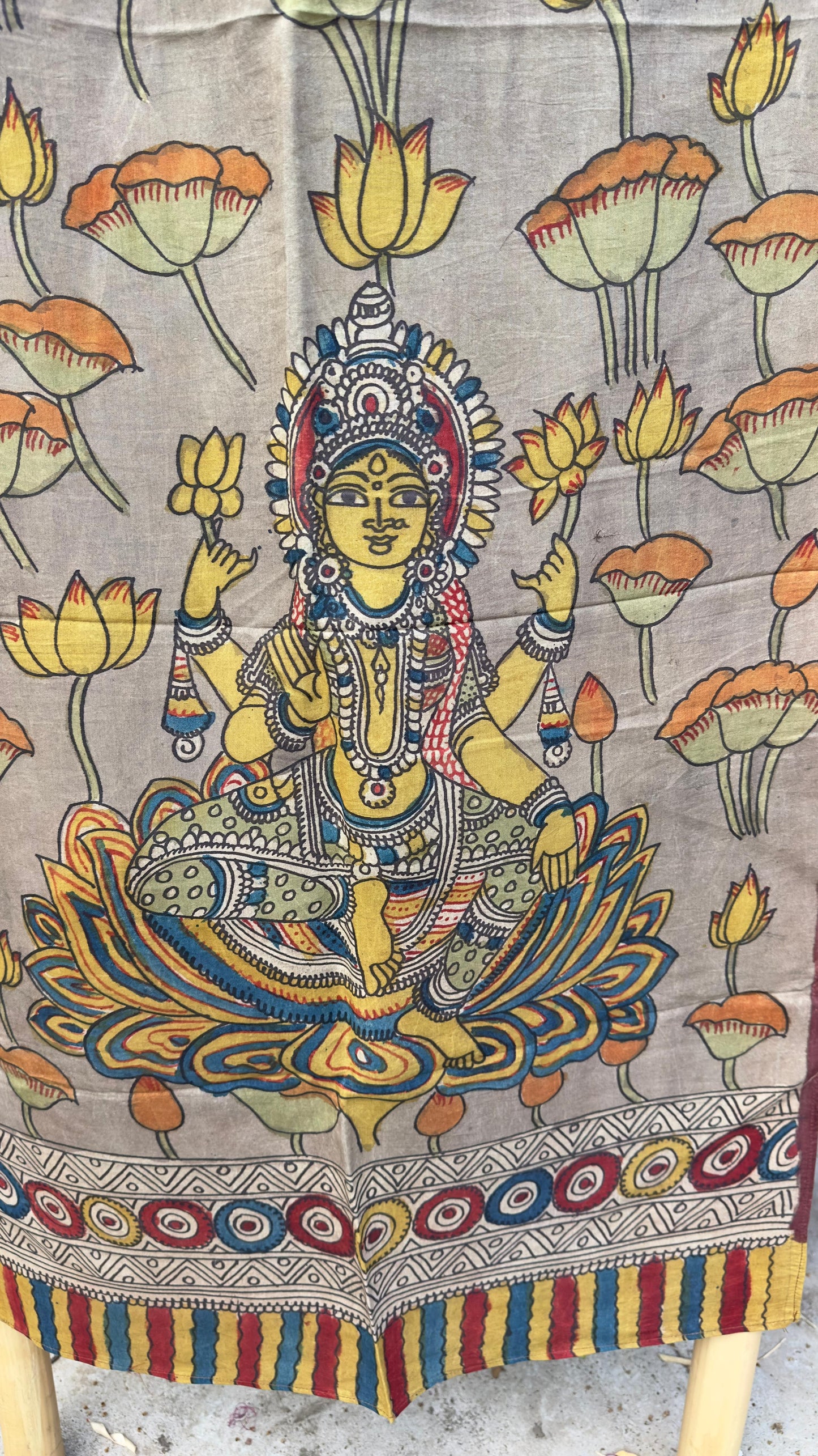 Penkalamkari Silkcotton Stoles