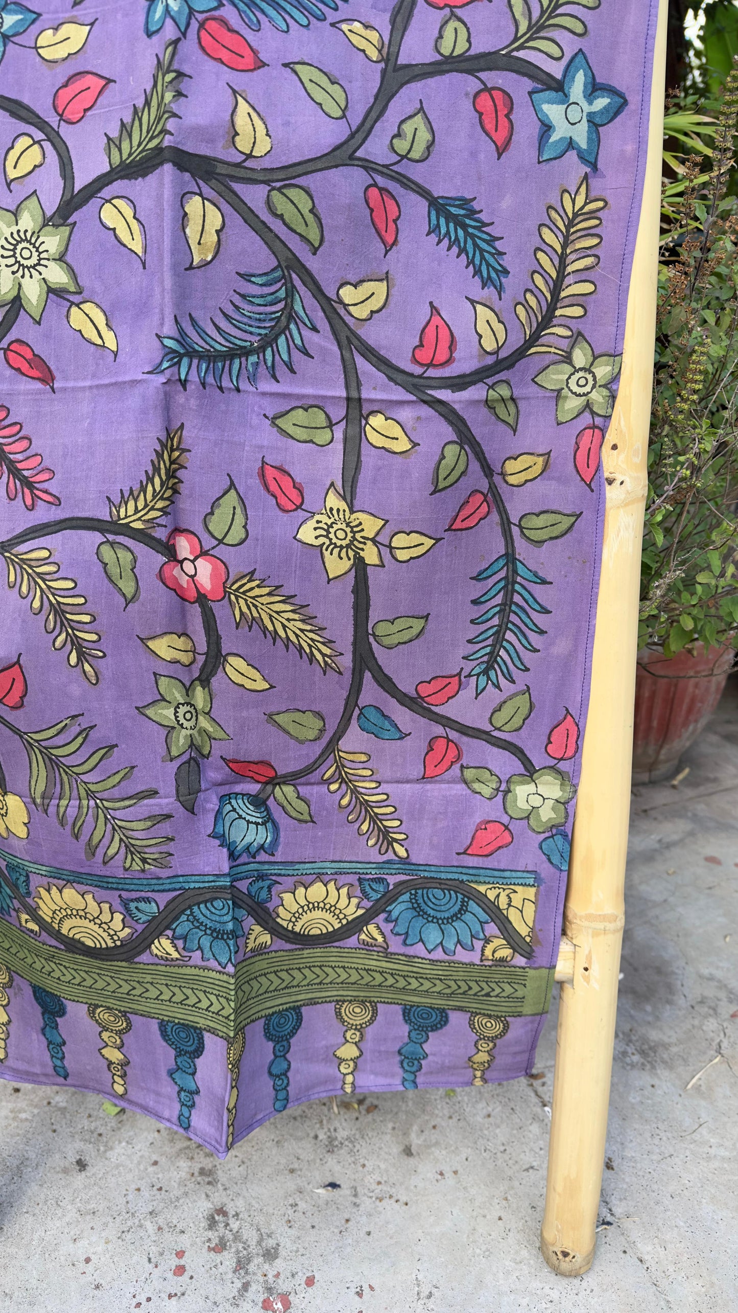 Penkalamkari Silkcotton Stoles