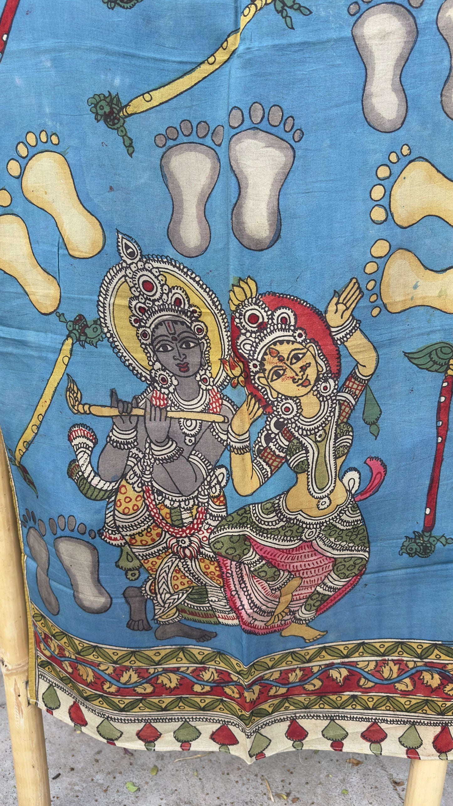 Penkalamkari Silkcotton Stoles