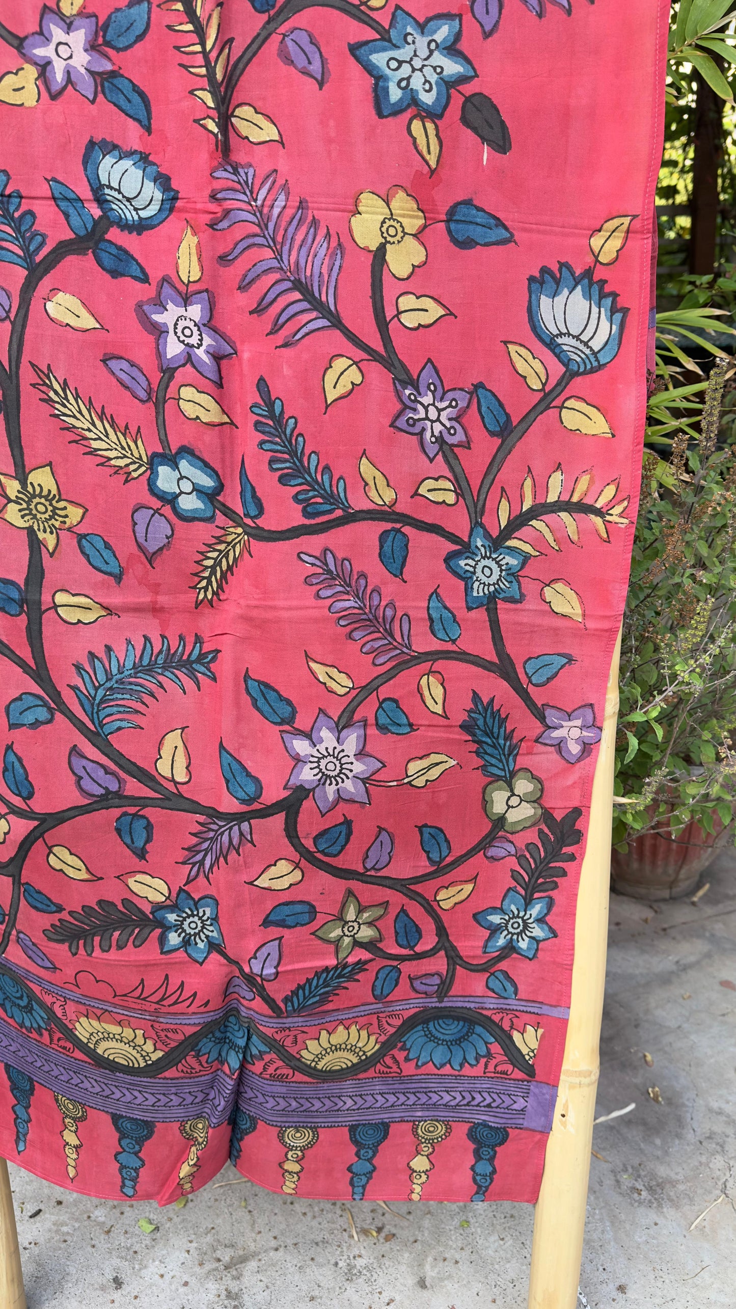 Penkalamkari Silkcotton Stoles