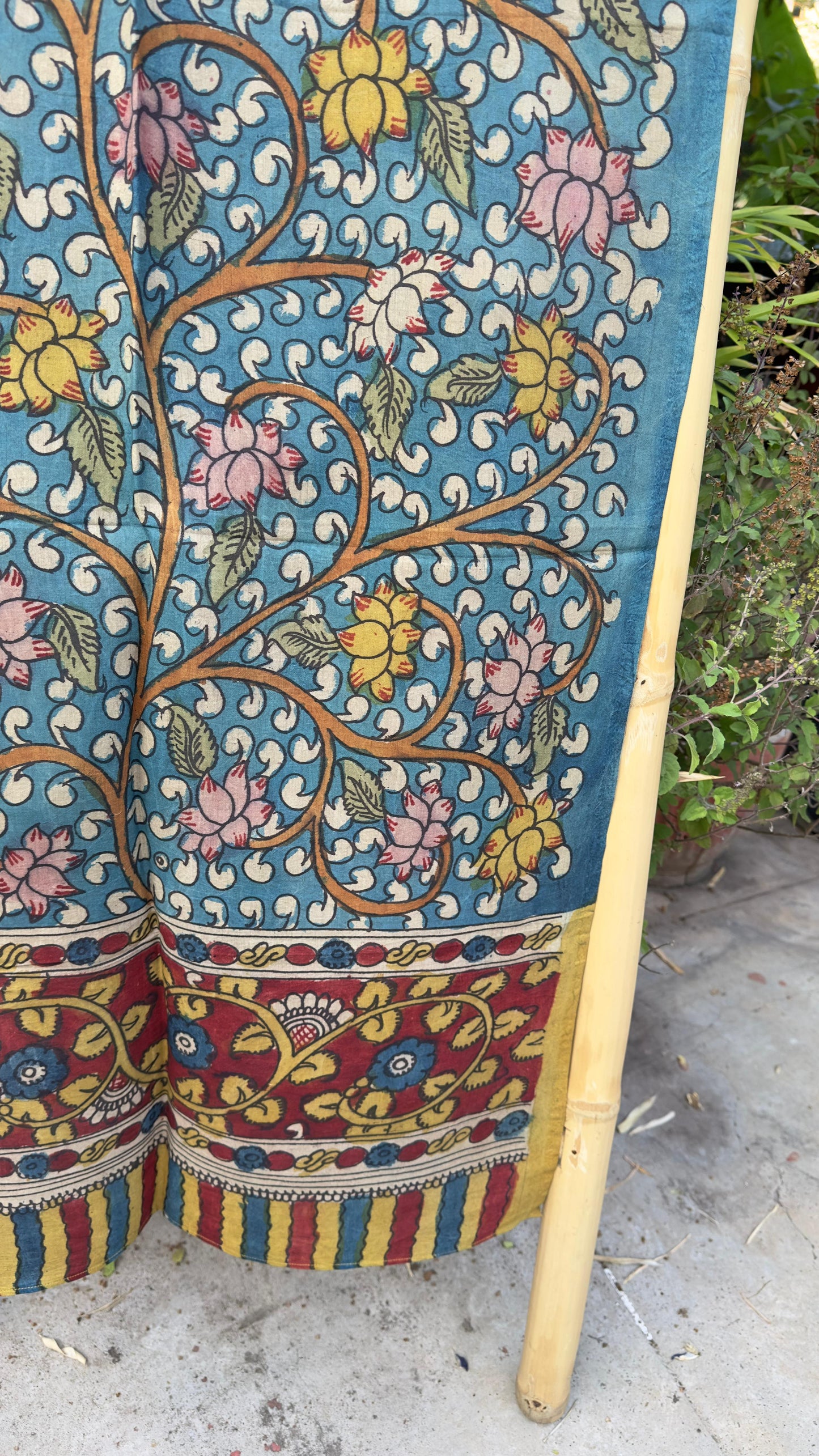 Penkalamkari Silkcotton Stoles