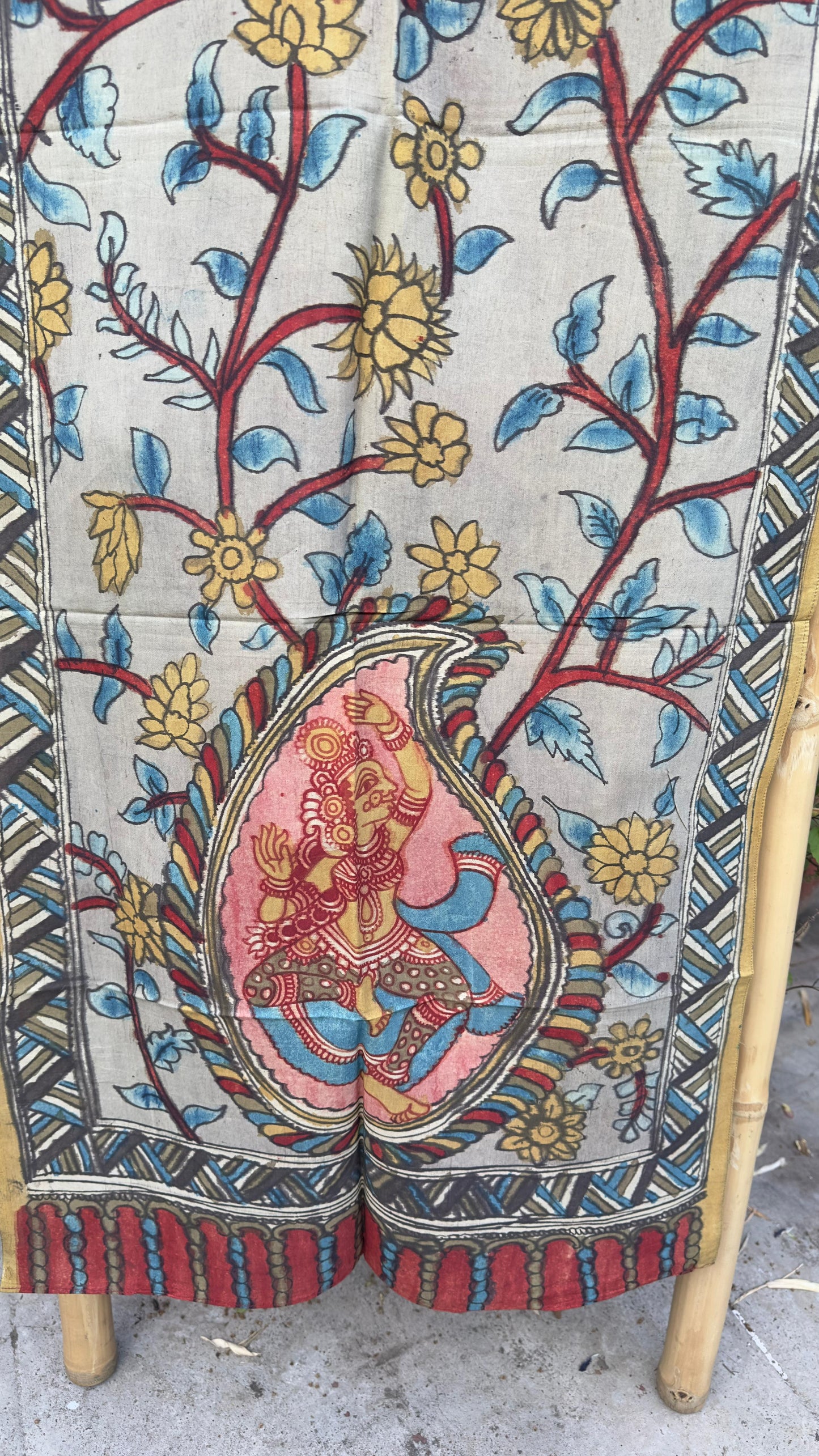 Penkalamkari Silkcotton Stoles