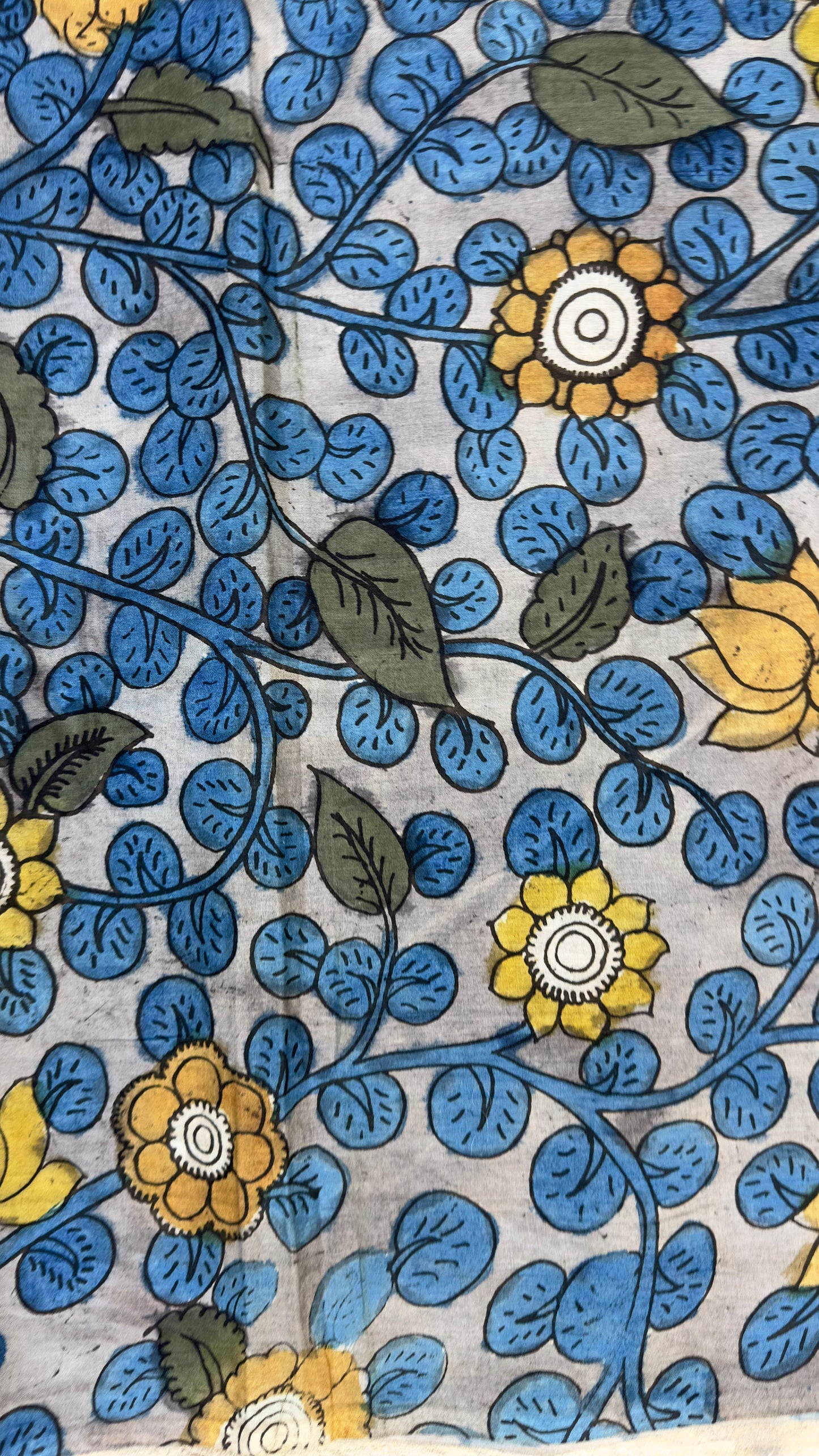 Penkalamkari cotton blouse material