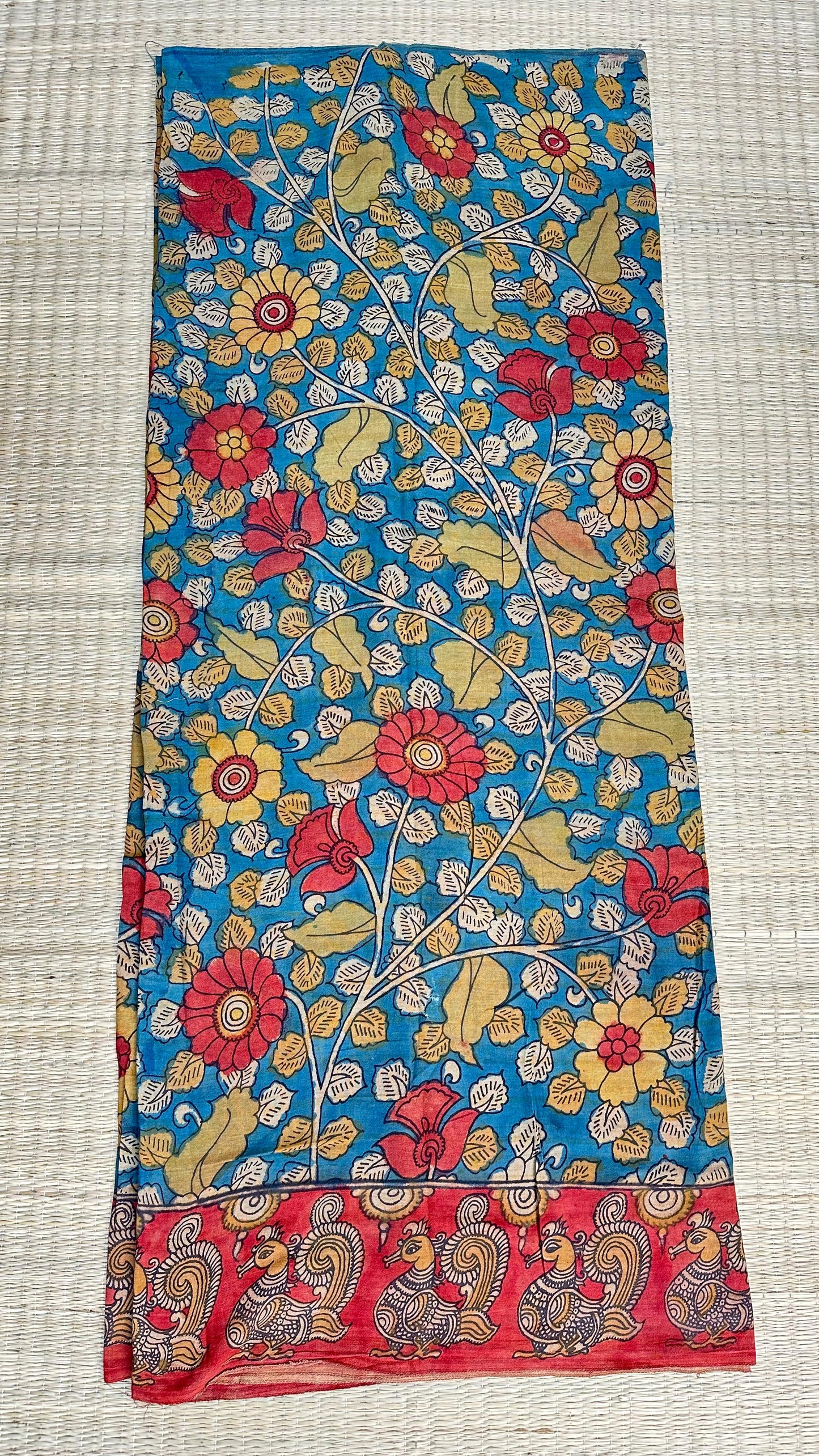 Penkalamkari cotton yardage