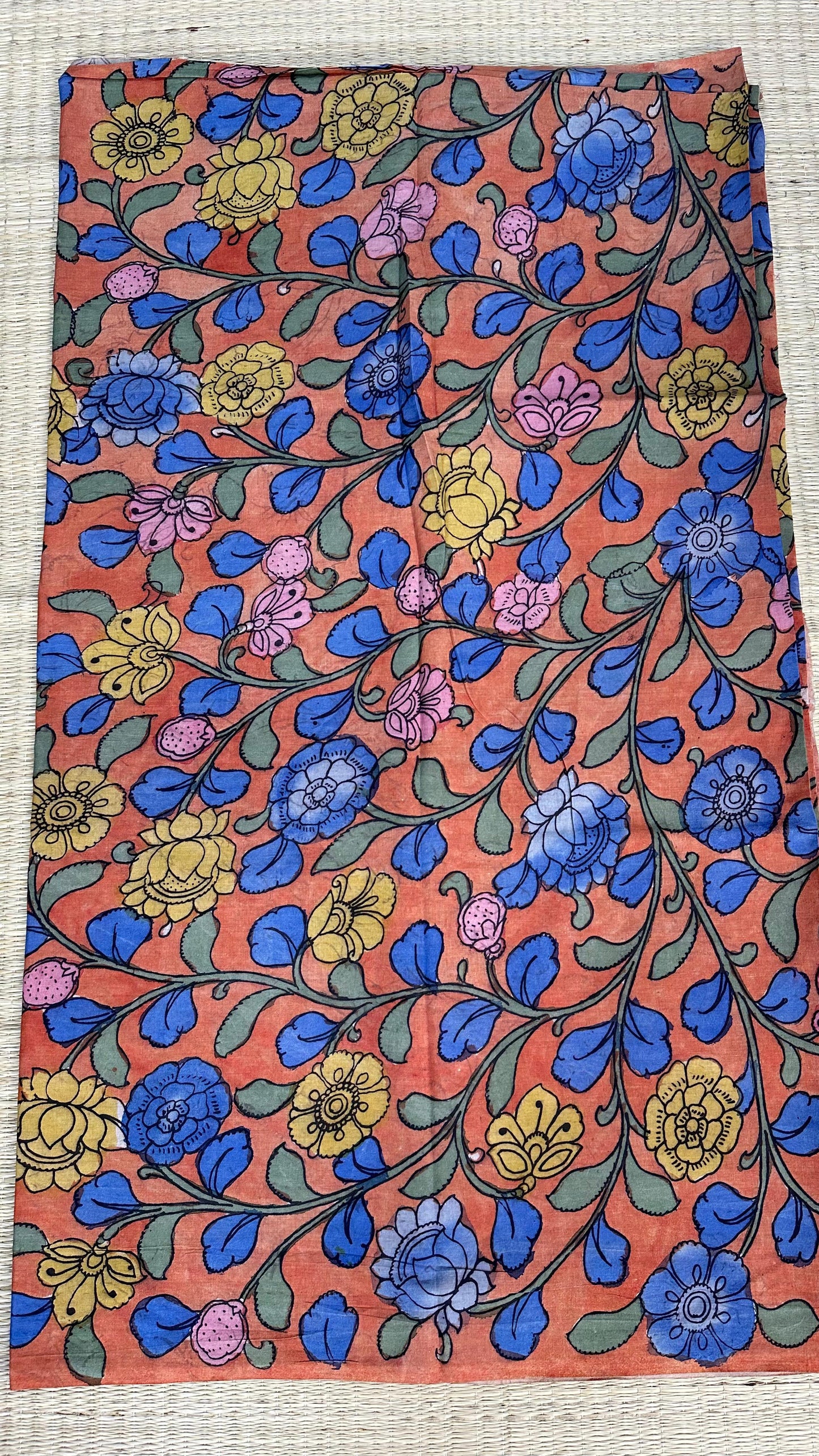 Penkalamkari cotton yardage
