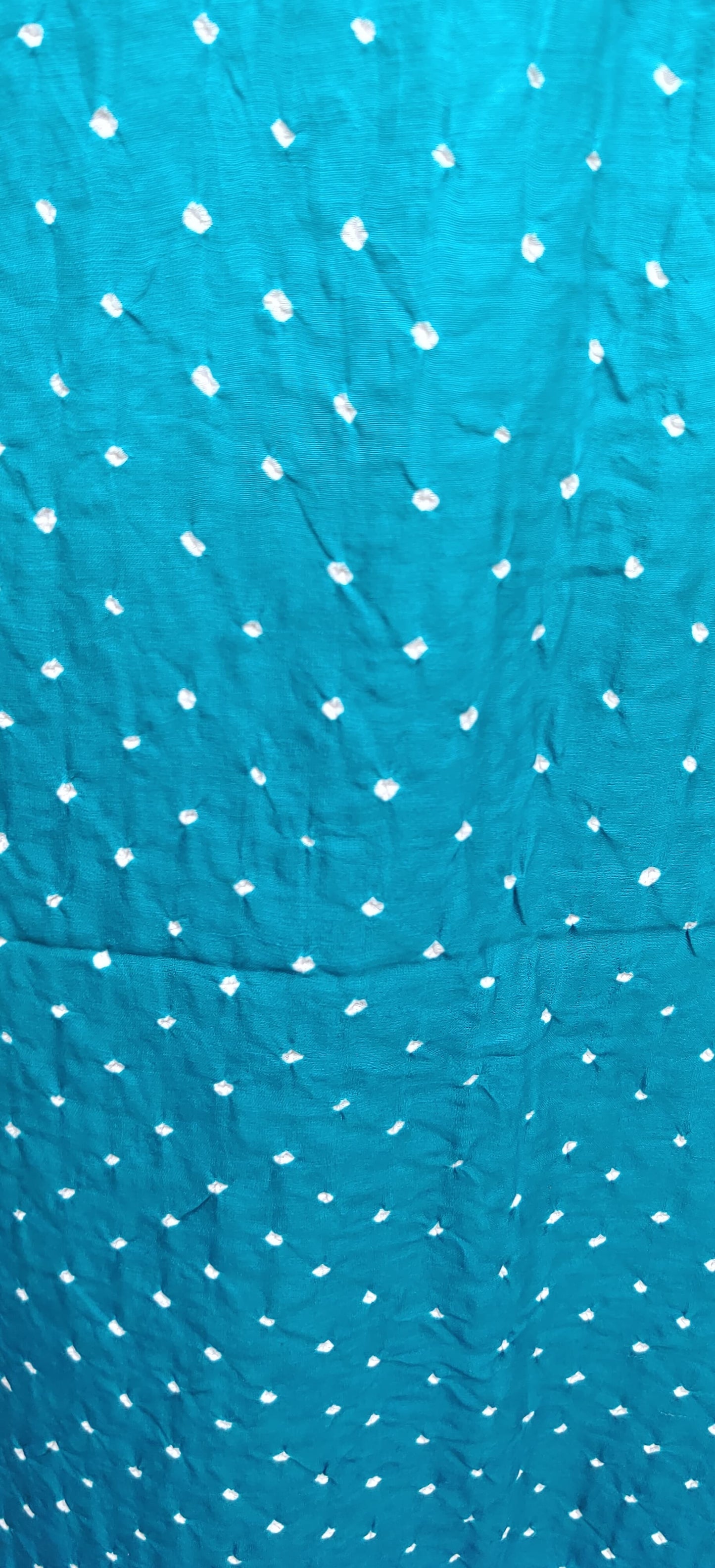 Gajji silk hand knotted bandhej Kurta / Kaftan