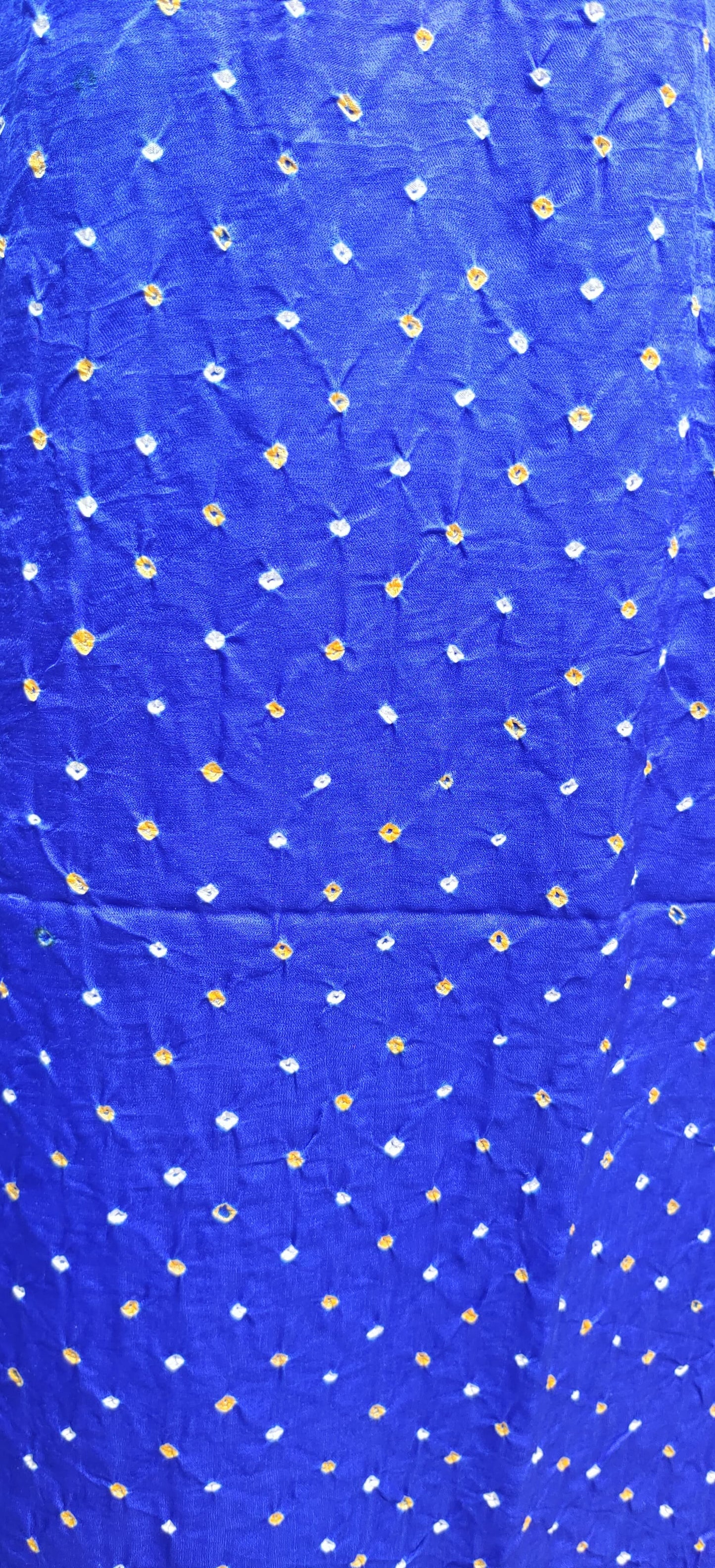 Gajji silk hand knotted bandhej Kurta / Kaftan