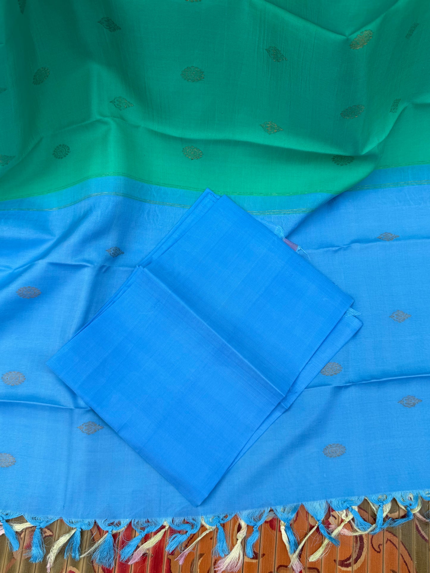 Pure Silk Kanjeeveram with digital print