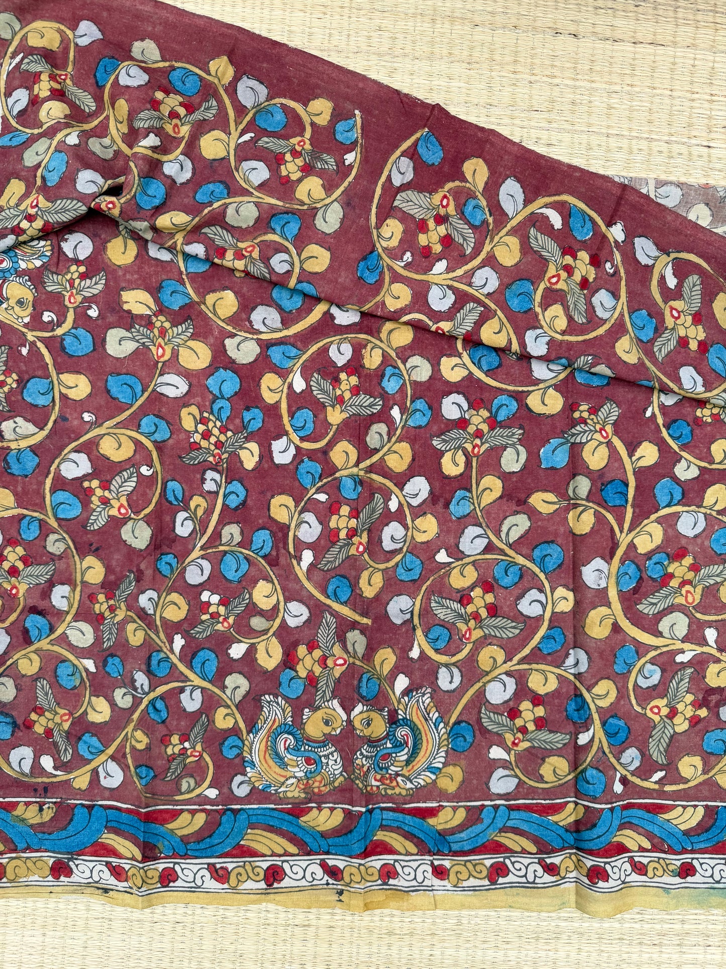 Penkalamkari Pure cotton blouse materials