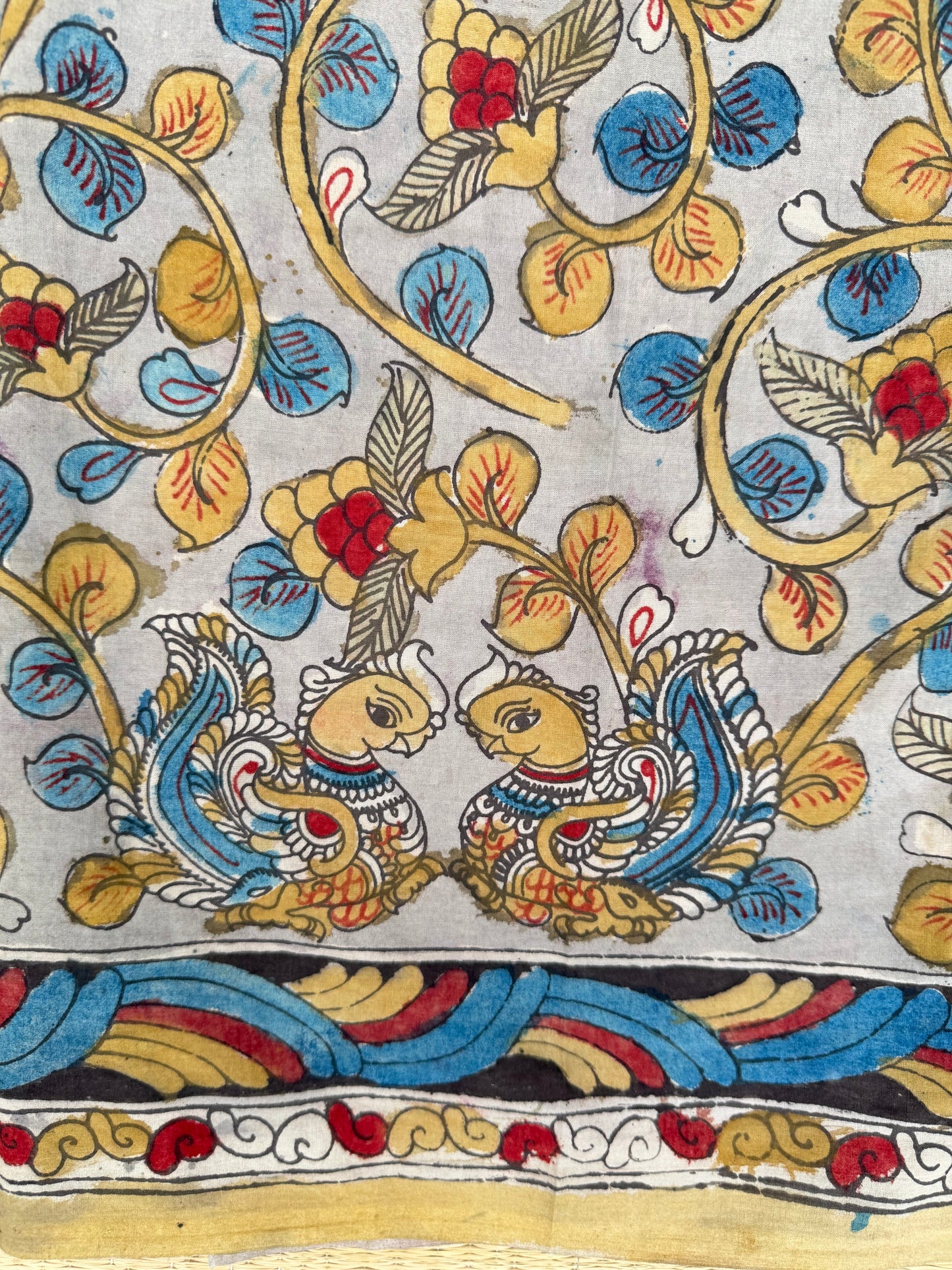Penkalamkari Pure cotton blouse materials