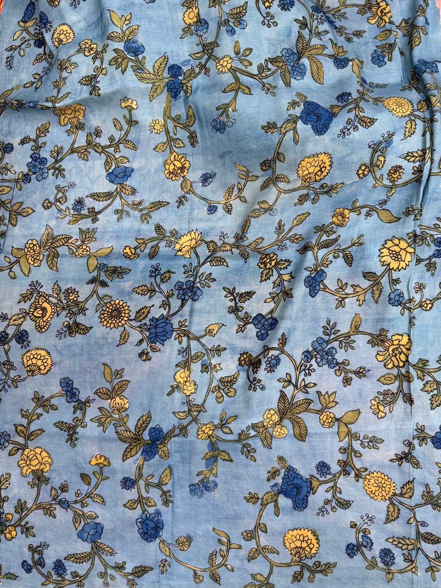 Silkcotton Penkalamkari Saree