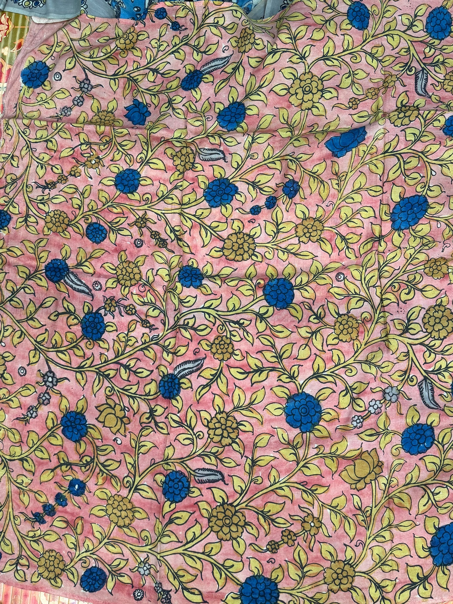 Silkcotton Penkalamkari Saree