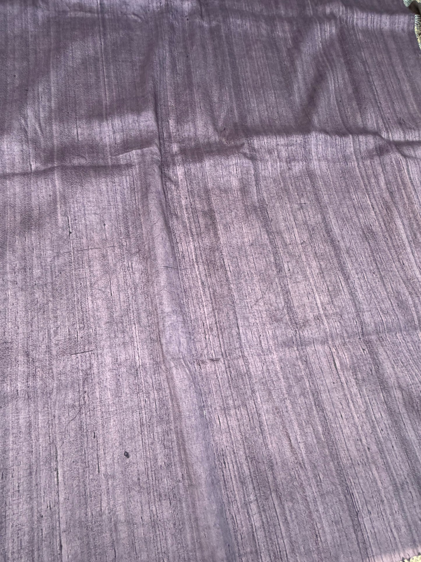 Handblock printed Ajrakh on raw silk sarees