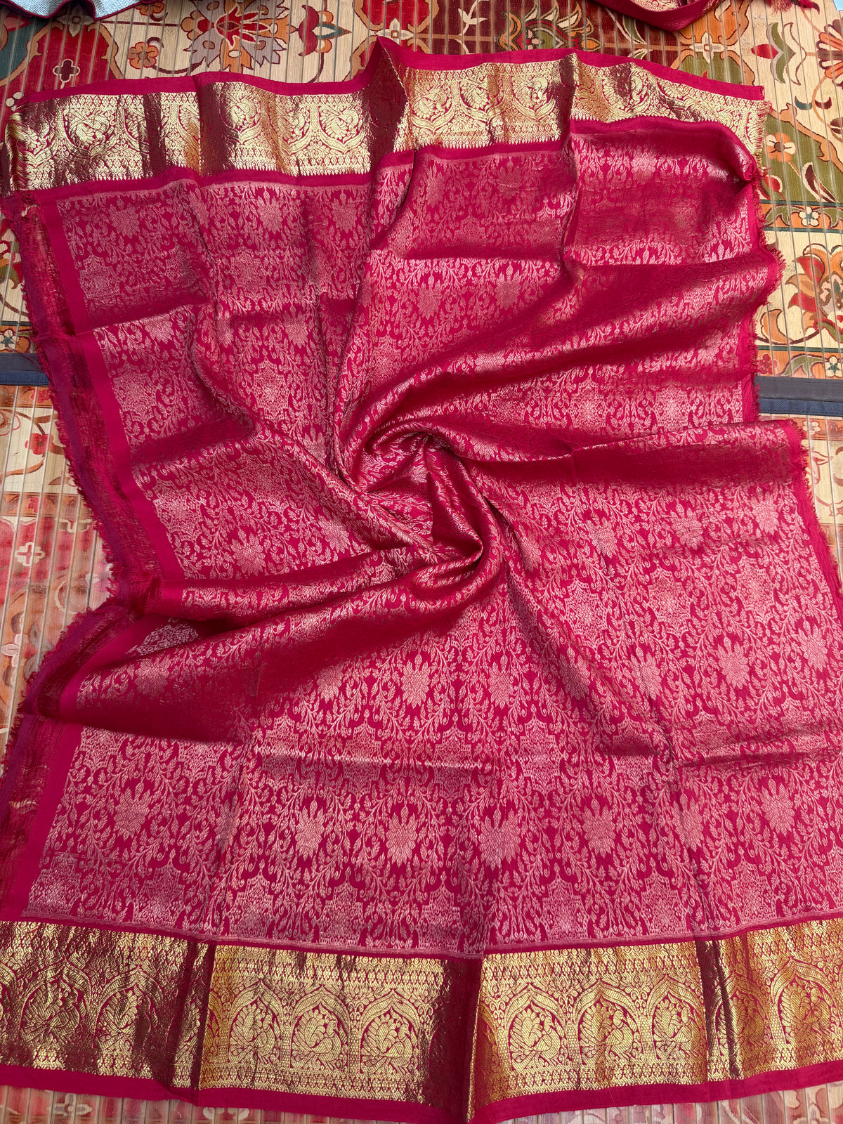 Fusion of Chanderi Silk Saree
