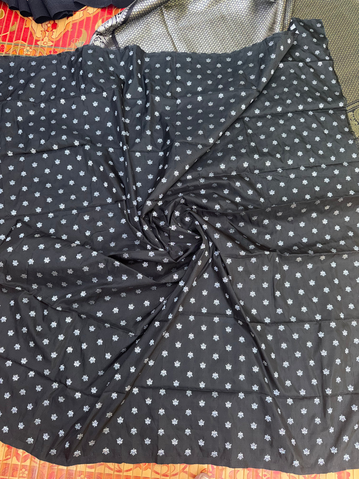 Fusion of Chanderi Silk Saree