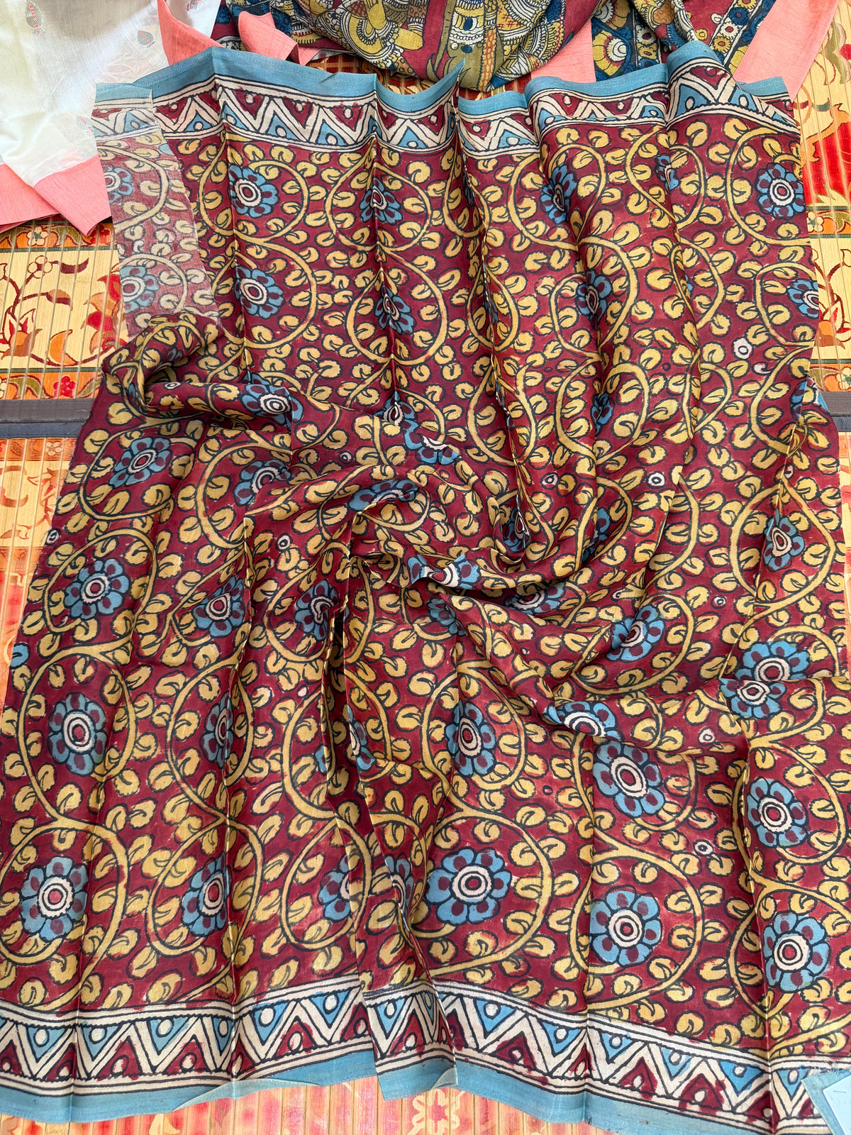 Fusion of Chanderi Silk Saree