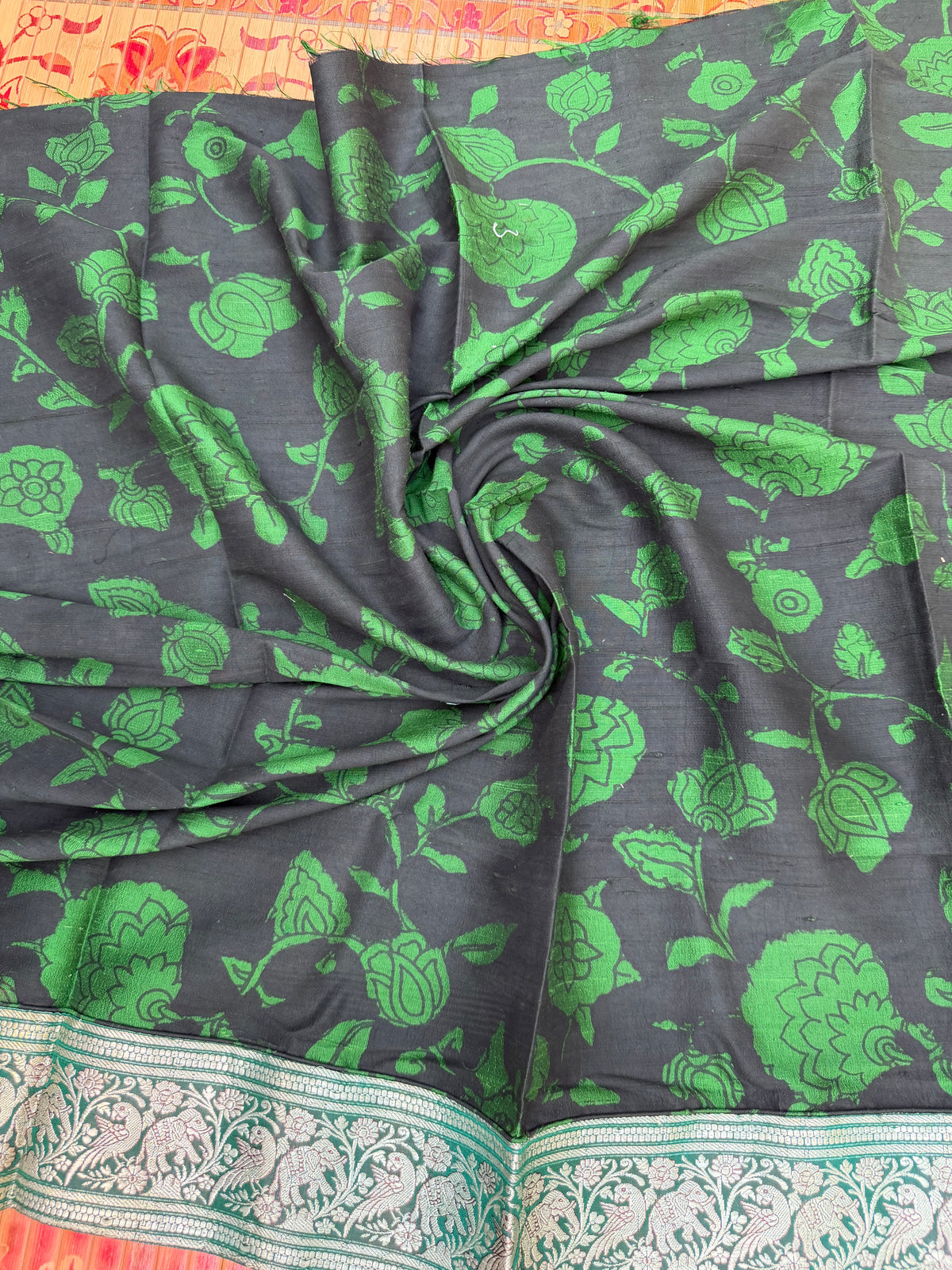 Fusion of Chanderi Silk Saree