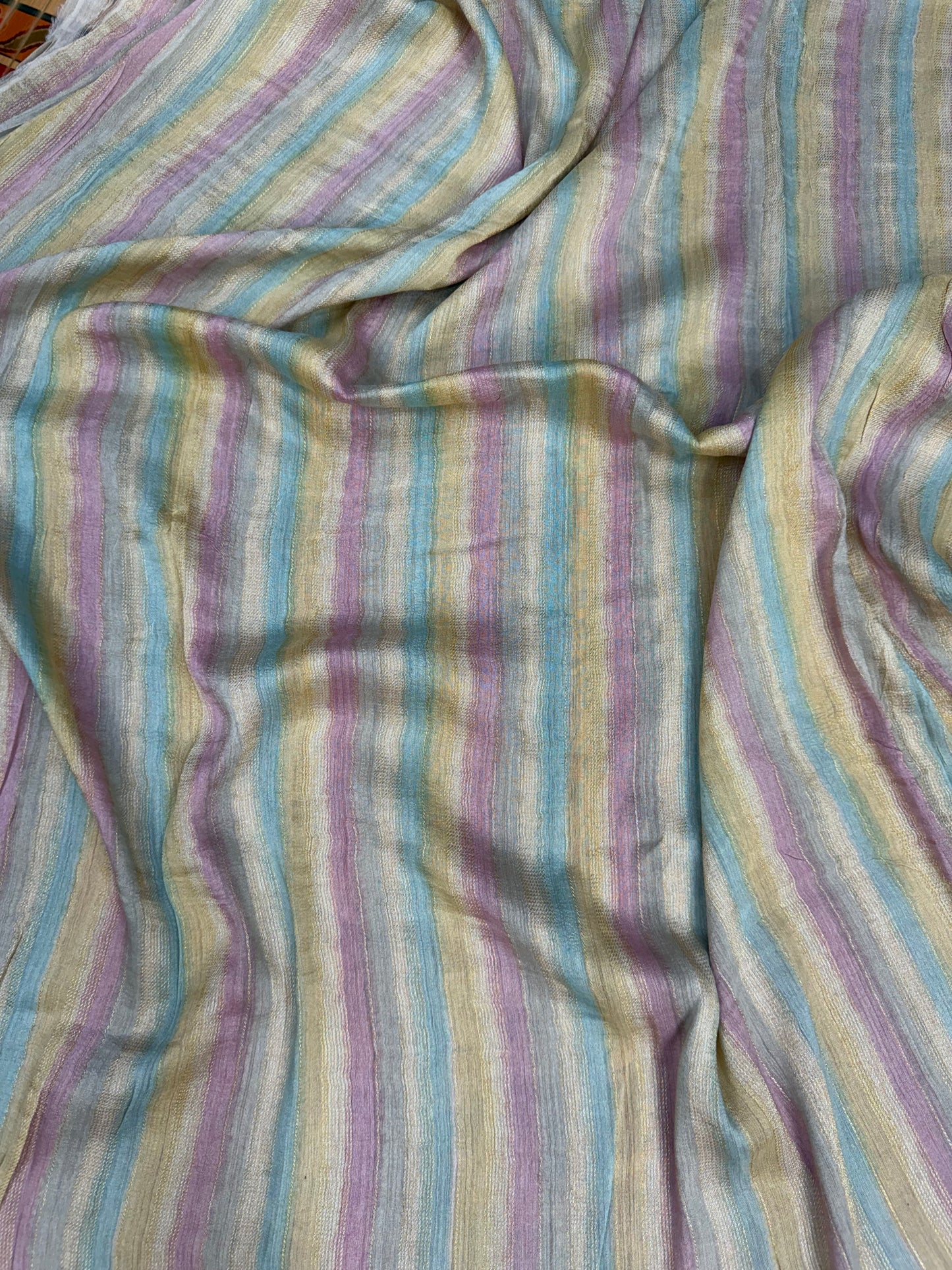 Pure Silk munga with hand stitched shibori Sarees