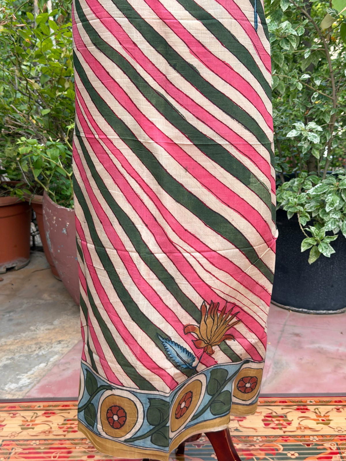 PenKalamkari Kurti Material