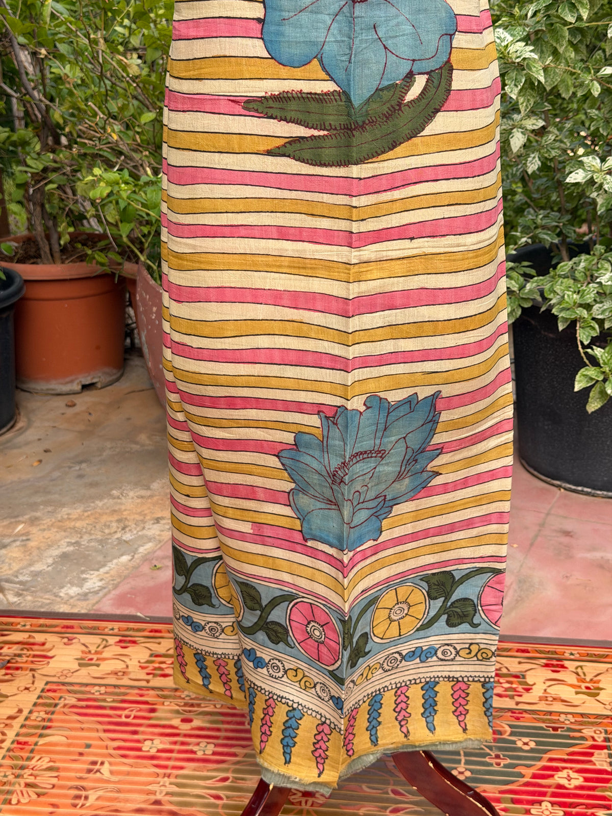 PenKalamkari Kurti Material