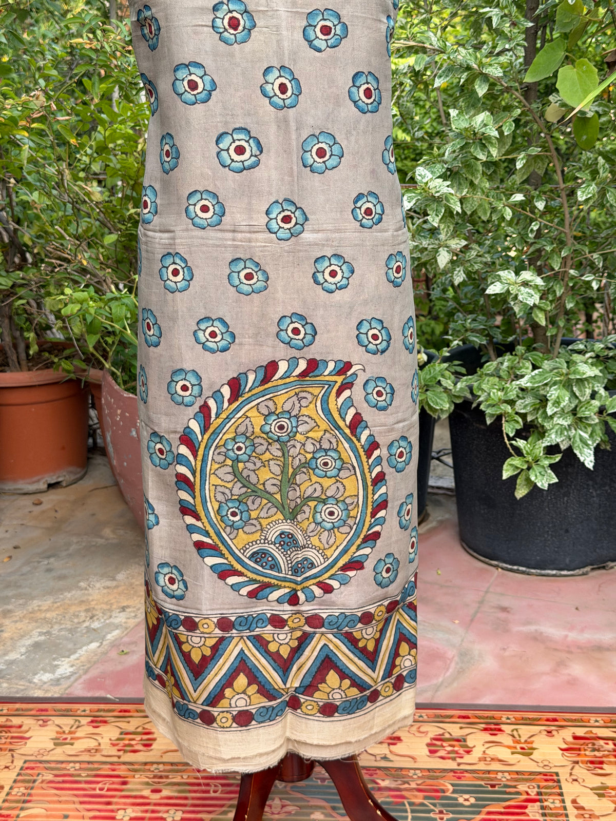PenKalamkari kurti materials