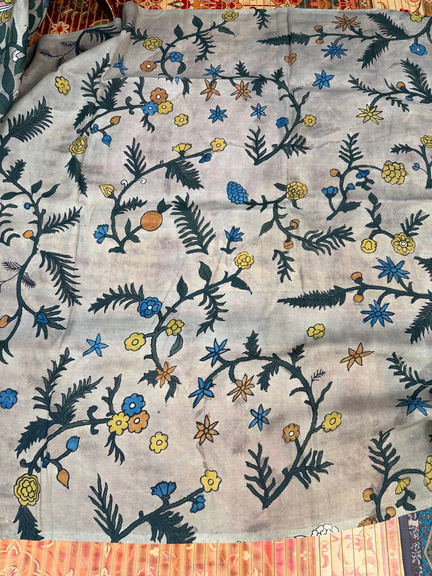 Silkcotton Penkalamkari Saree