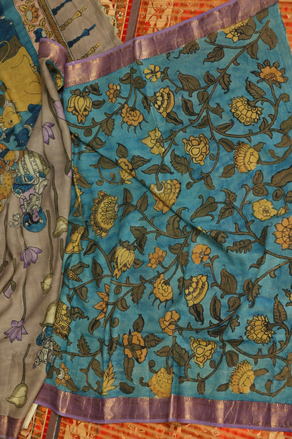 Silkcotton Penkalamkari sarees