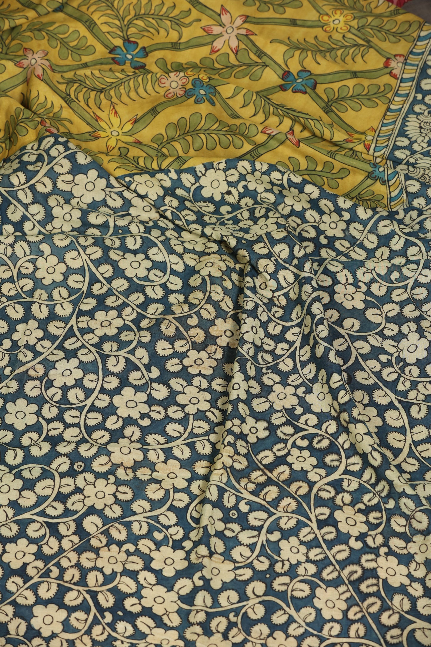 Silkcotton Penkalamkari sarees