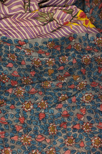 Contemporary Silkcotton Penkalamkari sarees