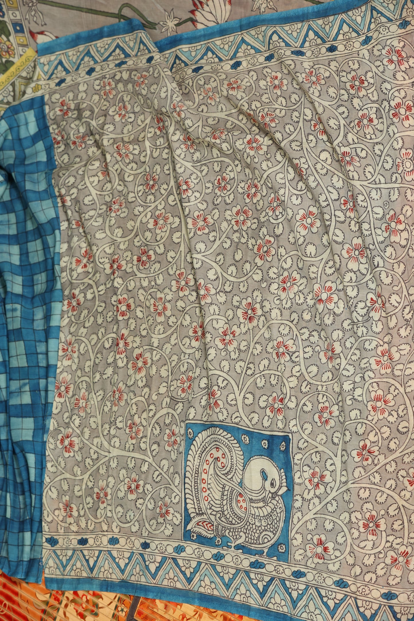 Silkcotton Penkalamkari sarees
