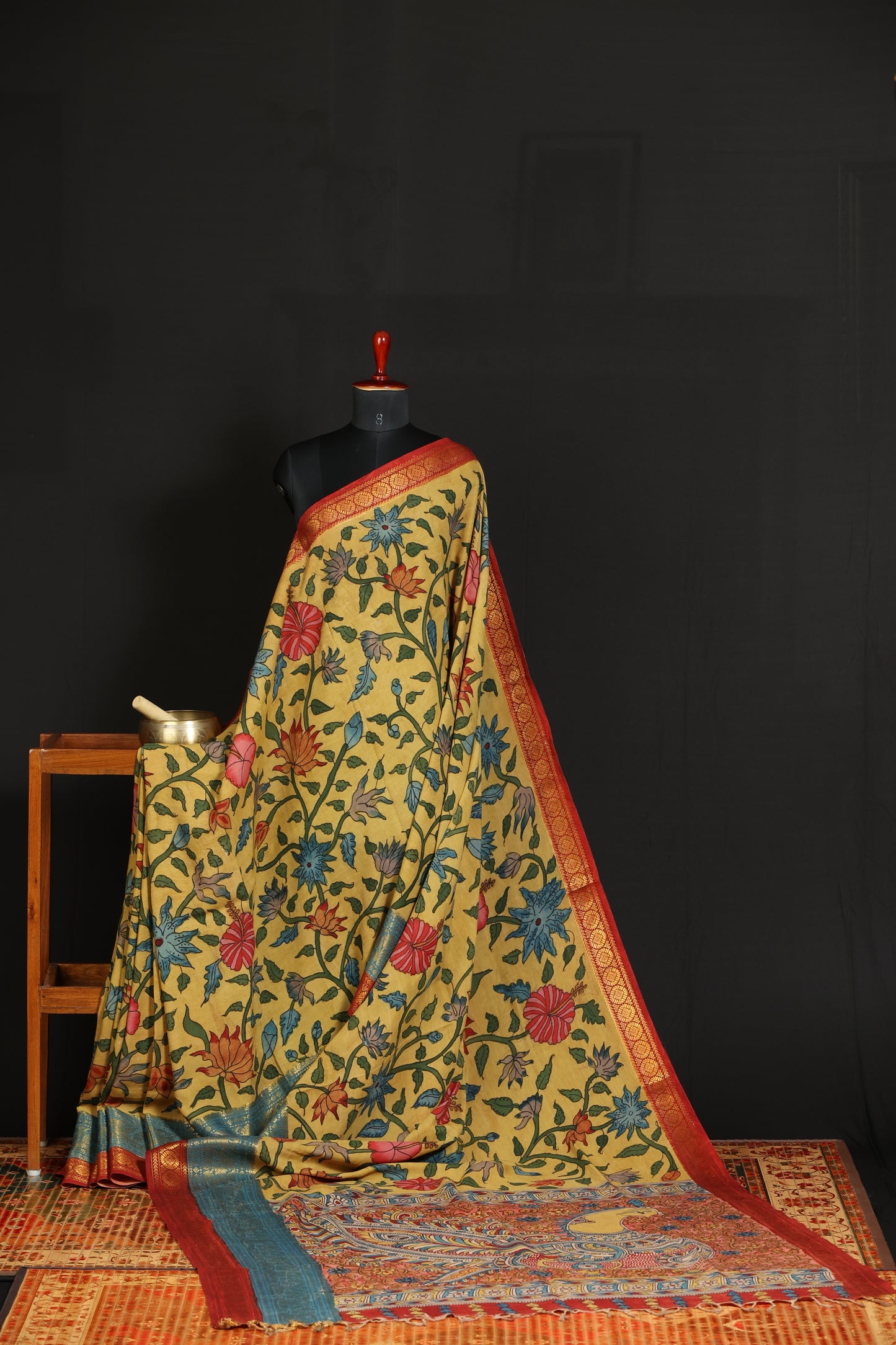 Silkcotton Penkalamkari sarees