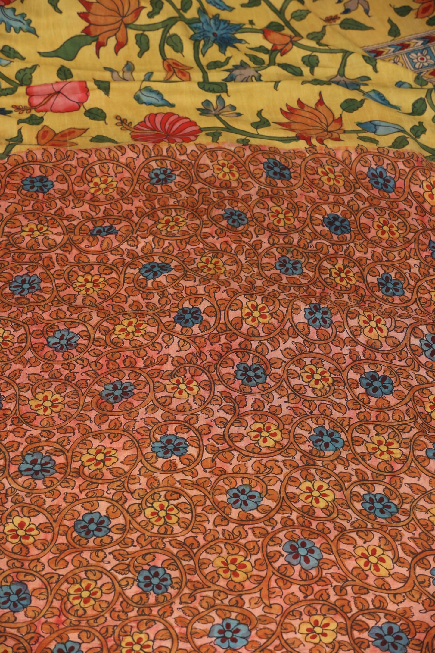 Silkcotton Penkalamkari sarees