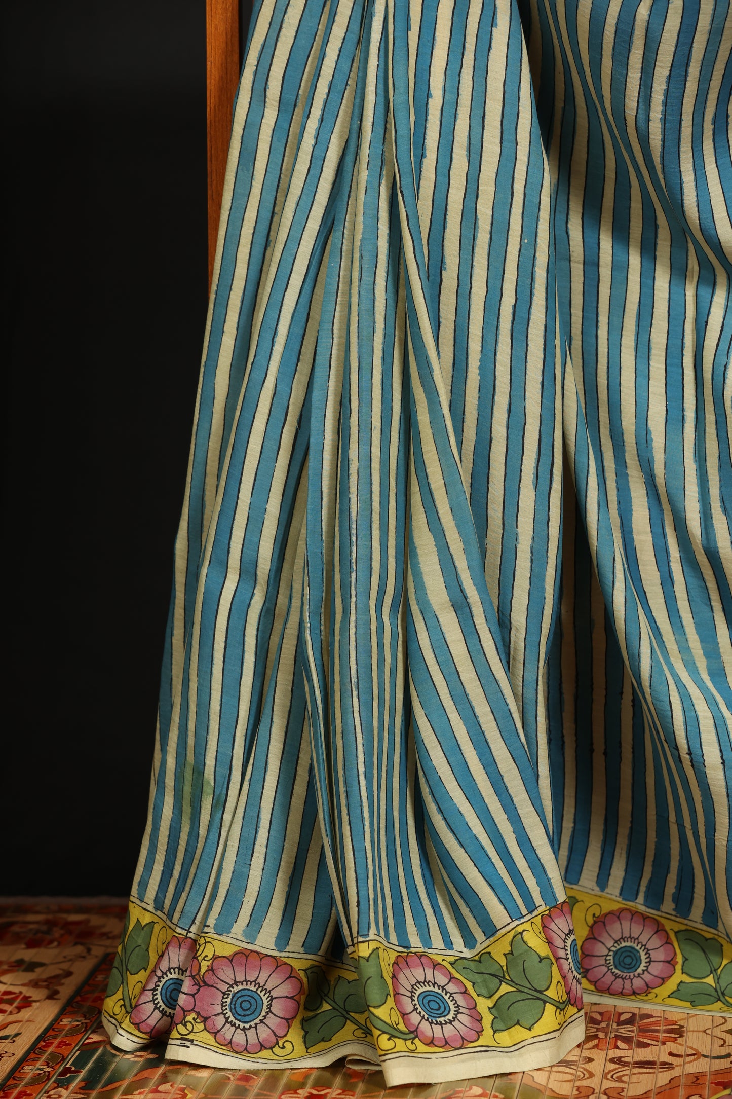 Contemporary Silkcotton Penkalamkari sarees