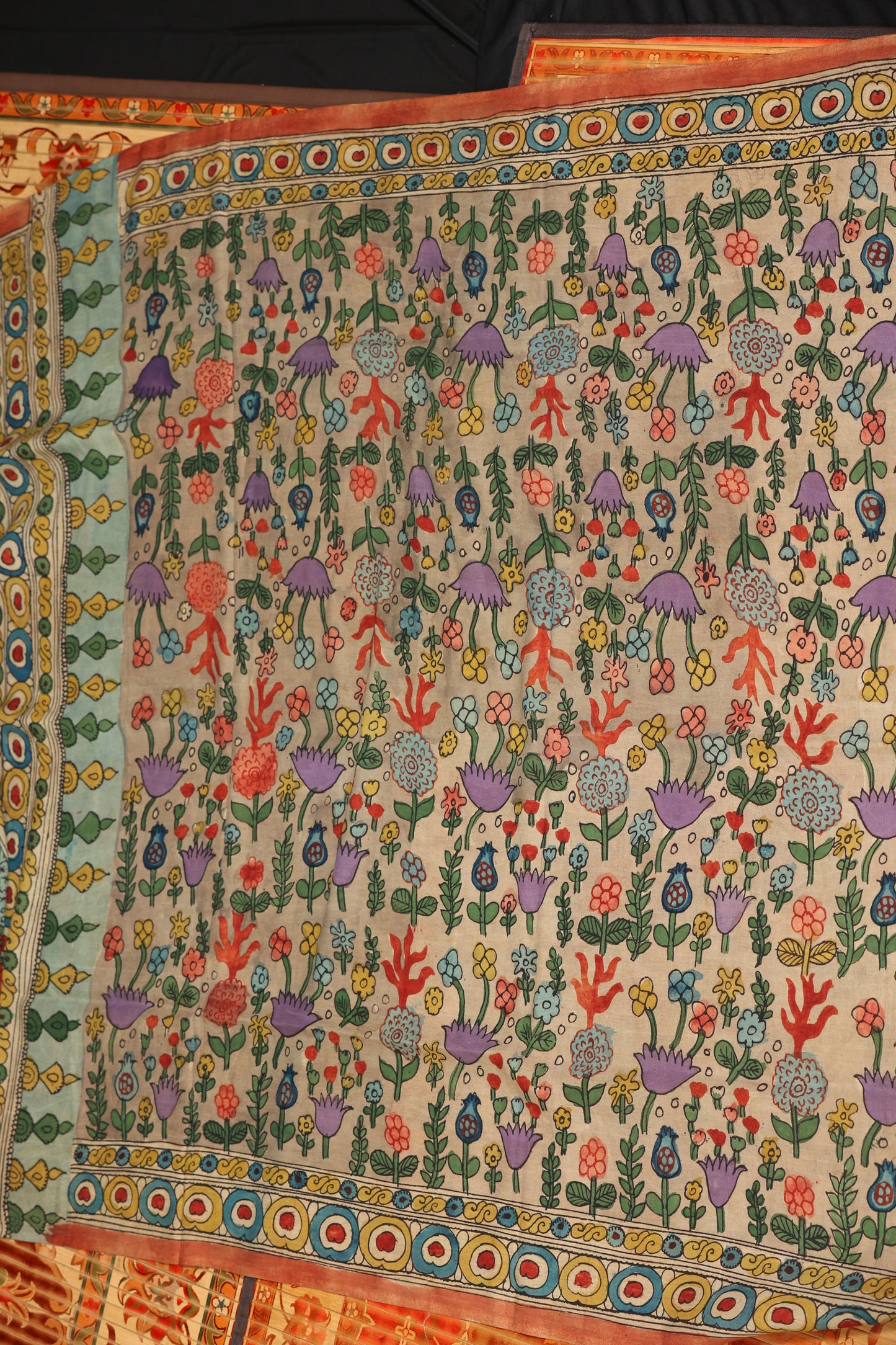 Silkcotton Penkalamkari sarees