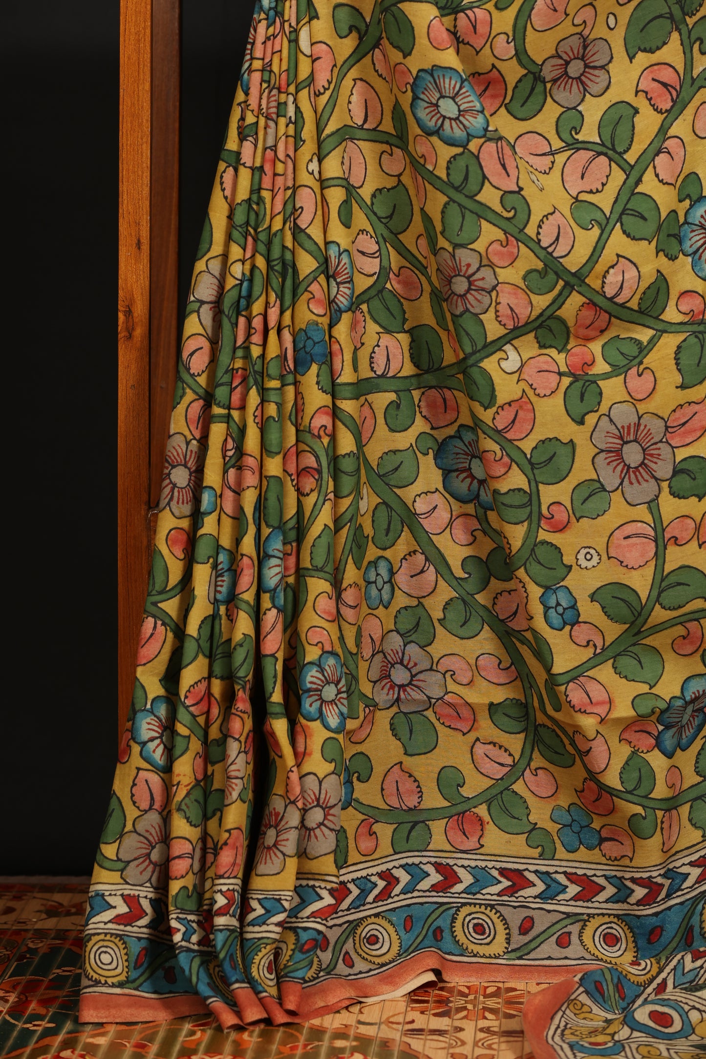 Silkcotton Penkalamkari sarees
