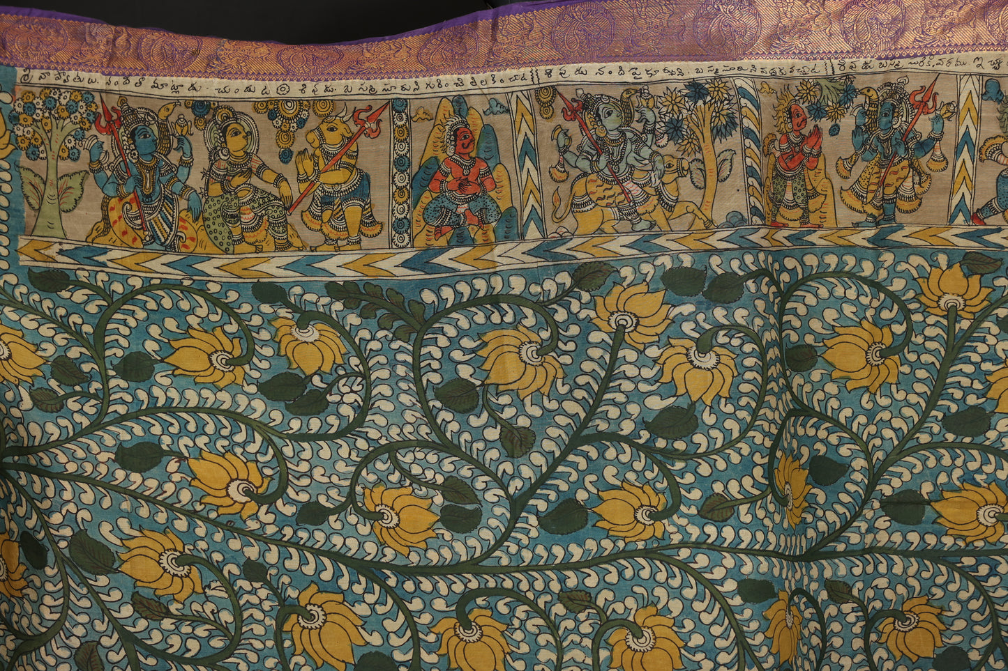 Silkcotton Penkalamkari sarees