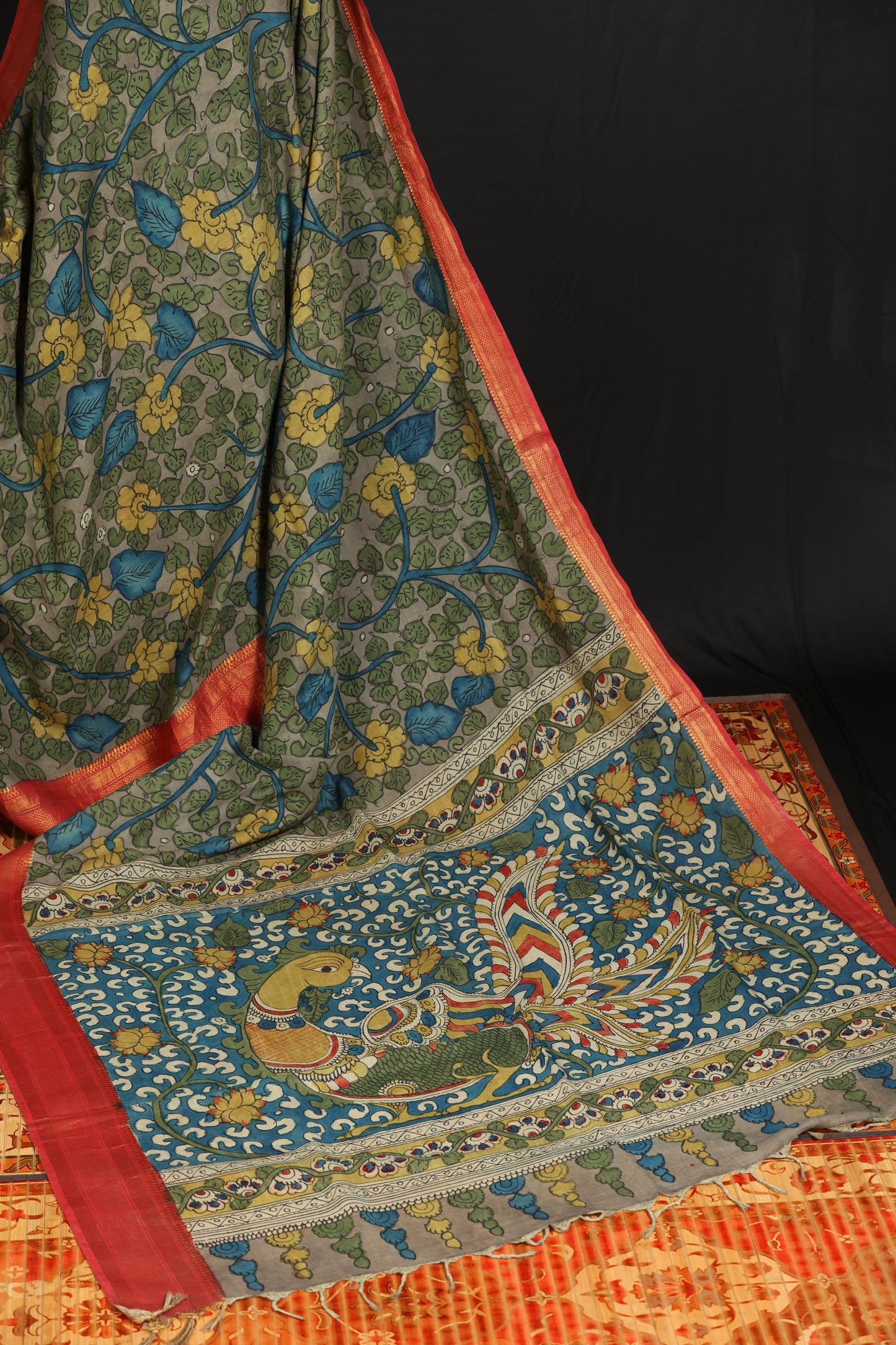 Silkcotton Penkalamkari sarees