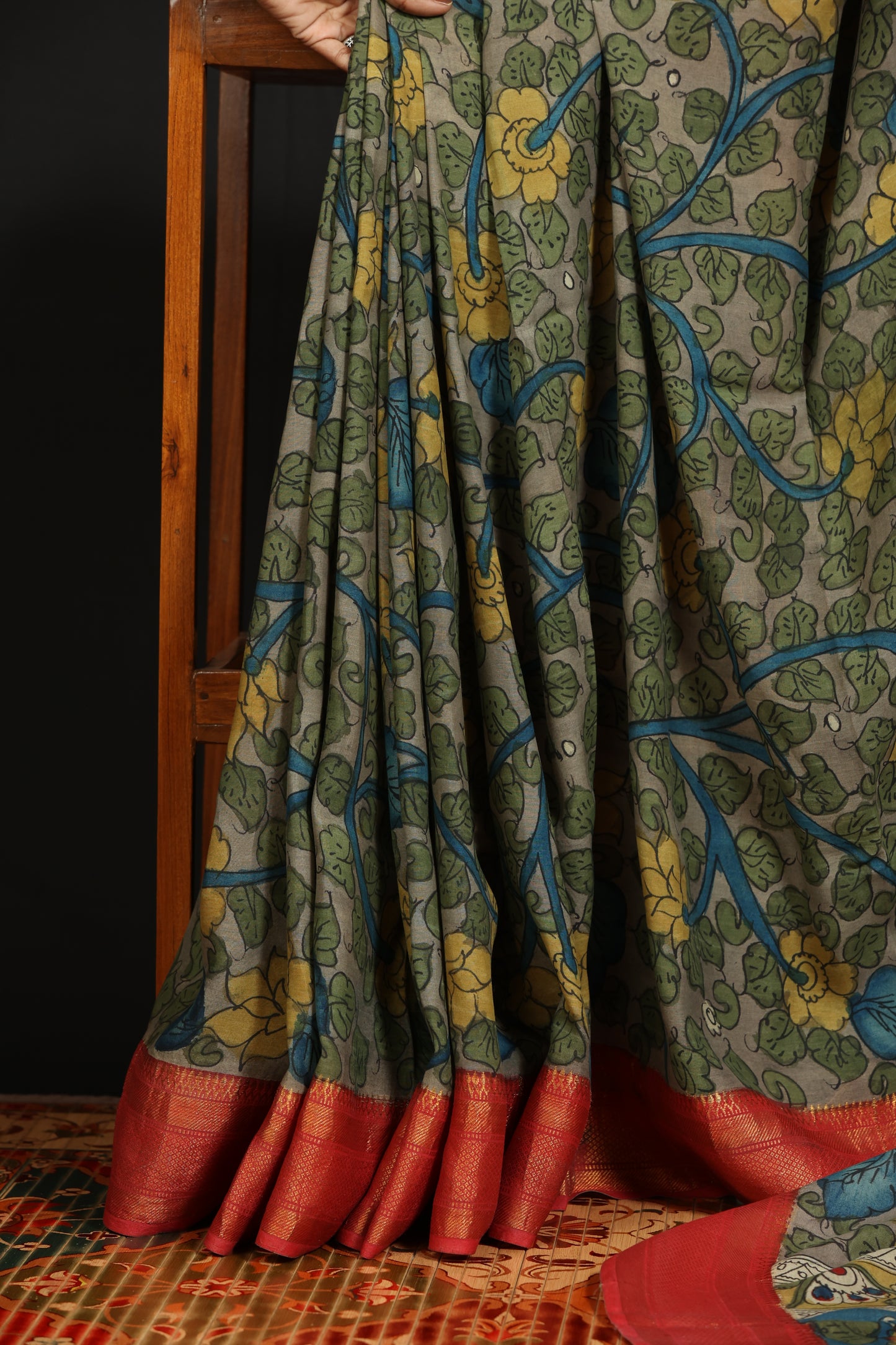 Silkcotton Penkalamkari sarees