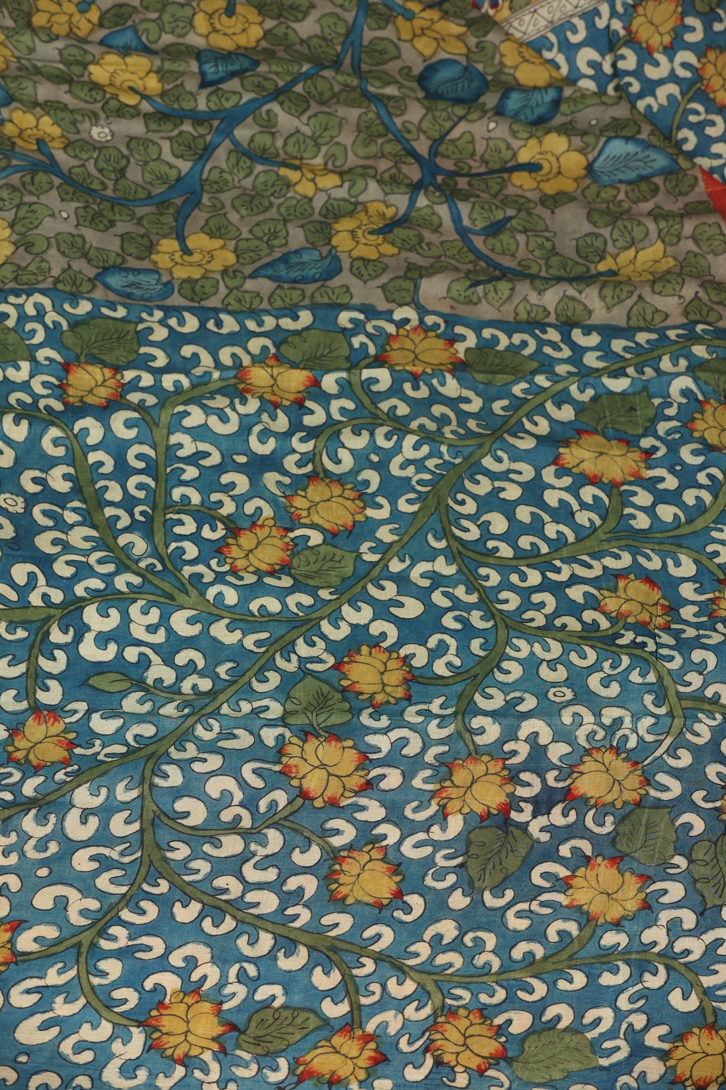 Silkcotton Penkalamkari sarees