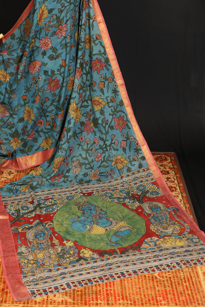Silkcotton Penkalamkari sarees