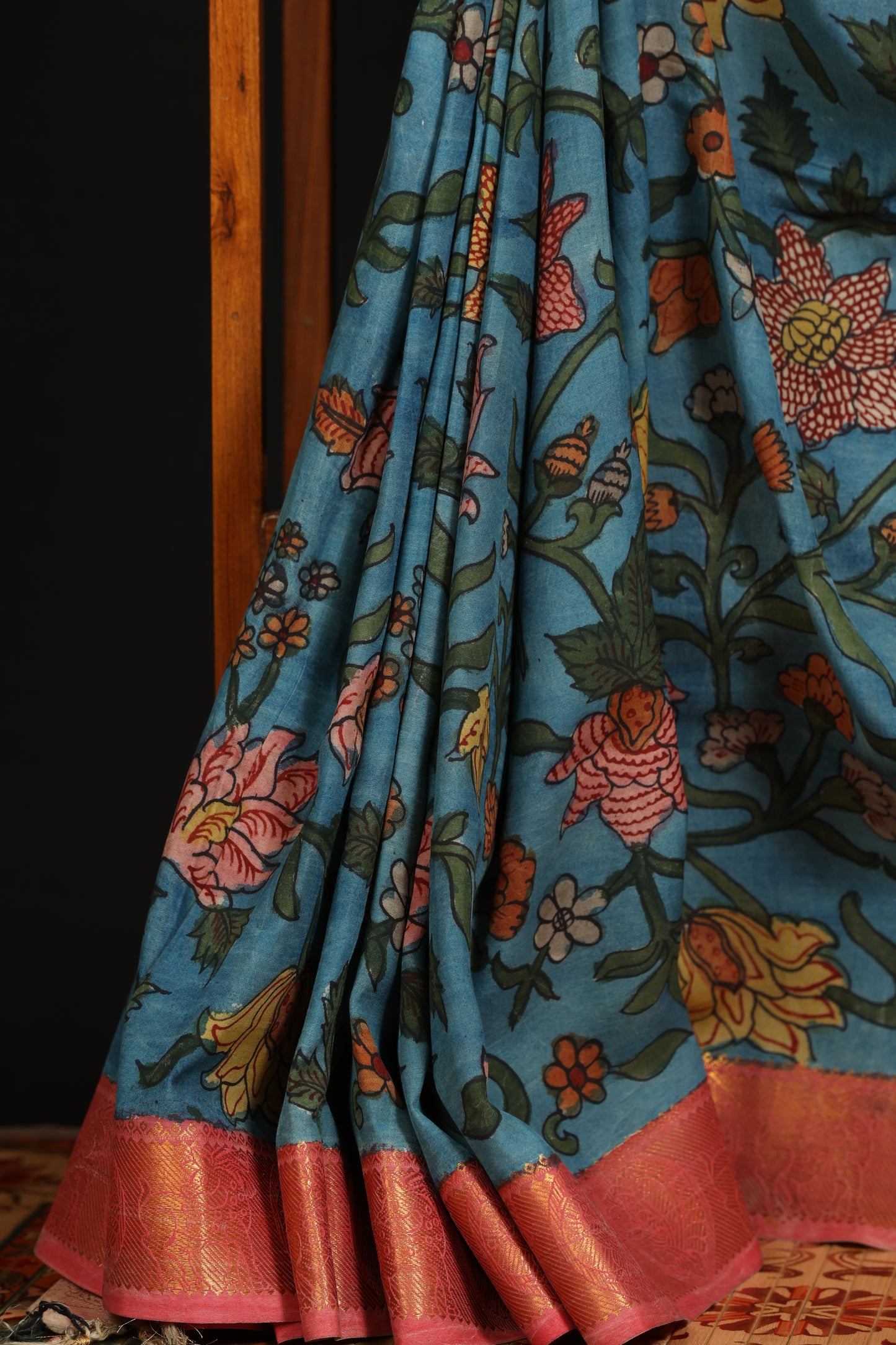 Silkcotton Penkalamkari sarees